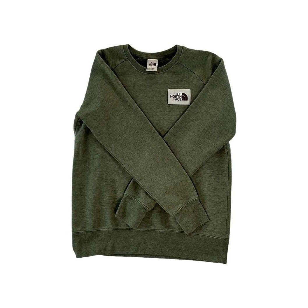 The North Face Women's Heritage Crew Sweatshirt Green Medium USED - FERAL