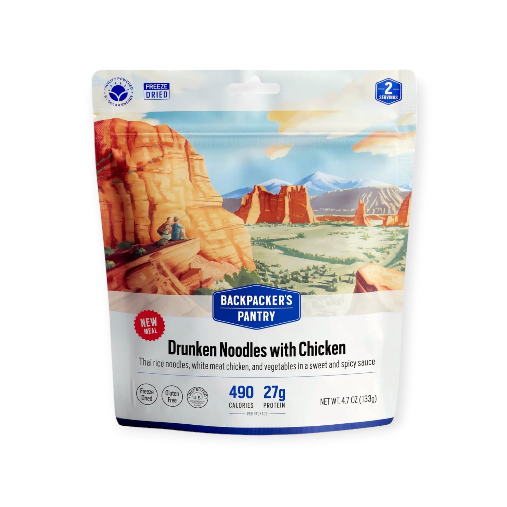 Backpacker's Pantry Drunken Noodles With Chicken Freeze-Dried Meal - FERAL