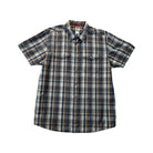 The North Face Men's Pearl Snap Short Sleeve Hiking Shirt Blue XXL USED - FERAL