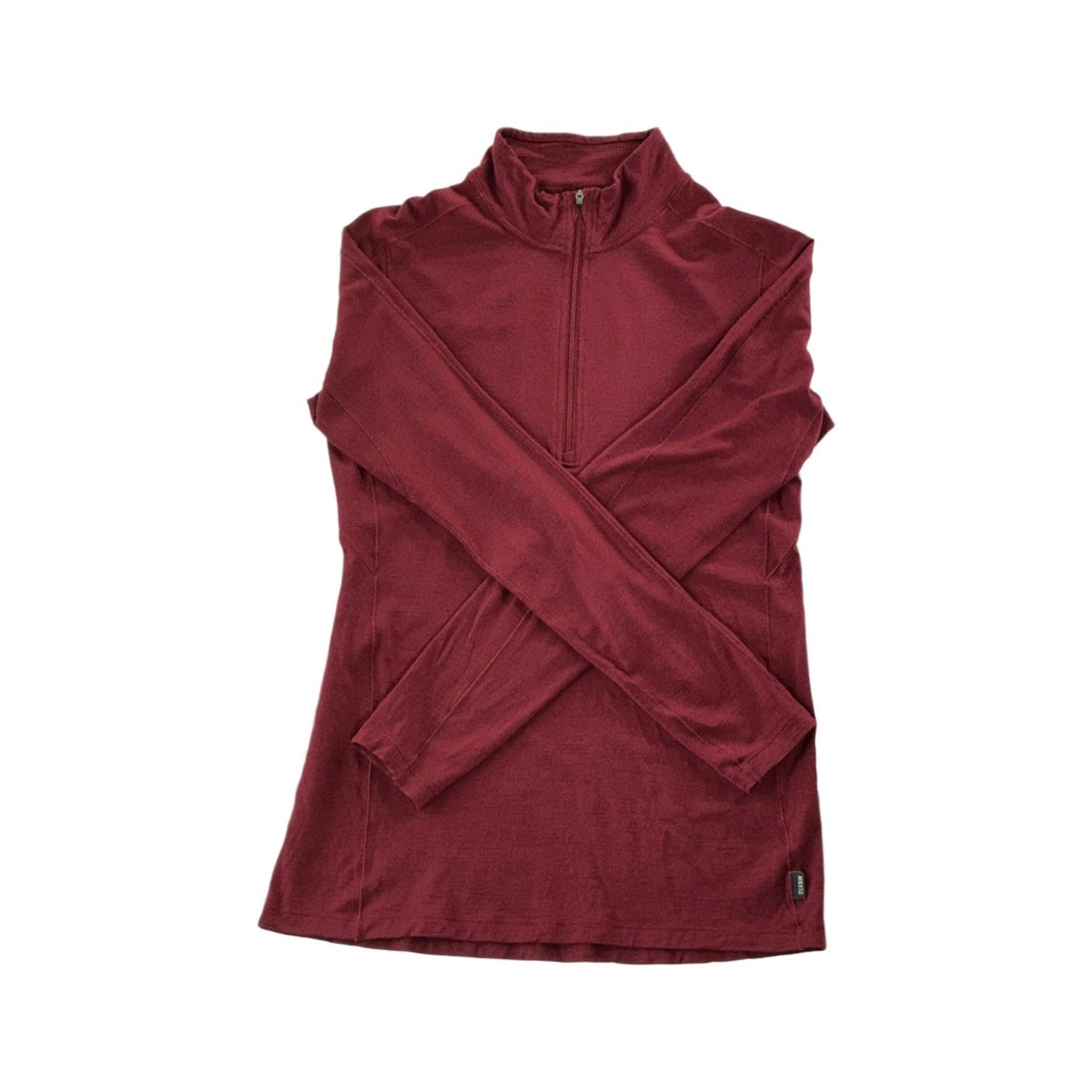 REI Women's Quarterzip 100% Merino Baselayer Top Red Small USED - FERAL