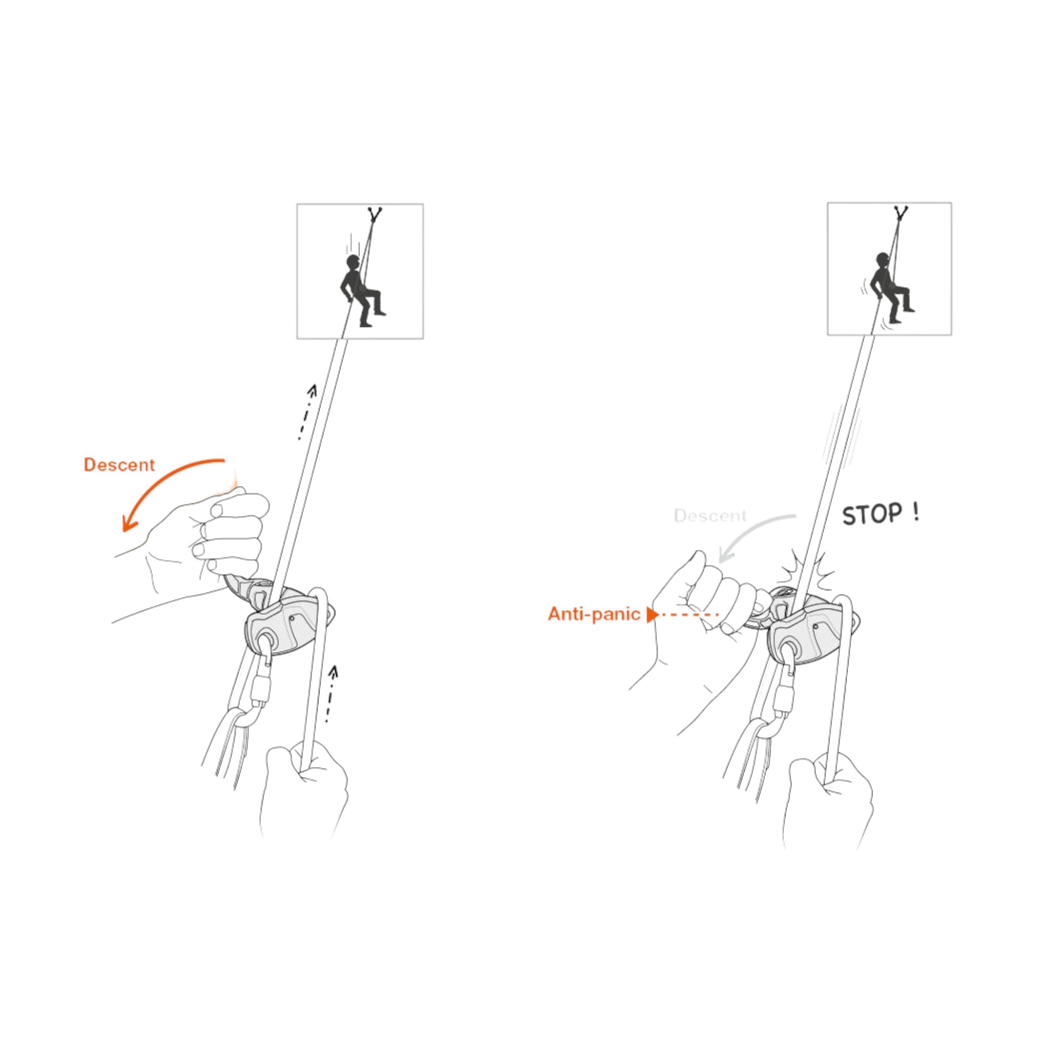 Petzl GRIGRI + Belay Device - FERAL