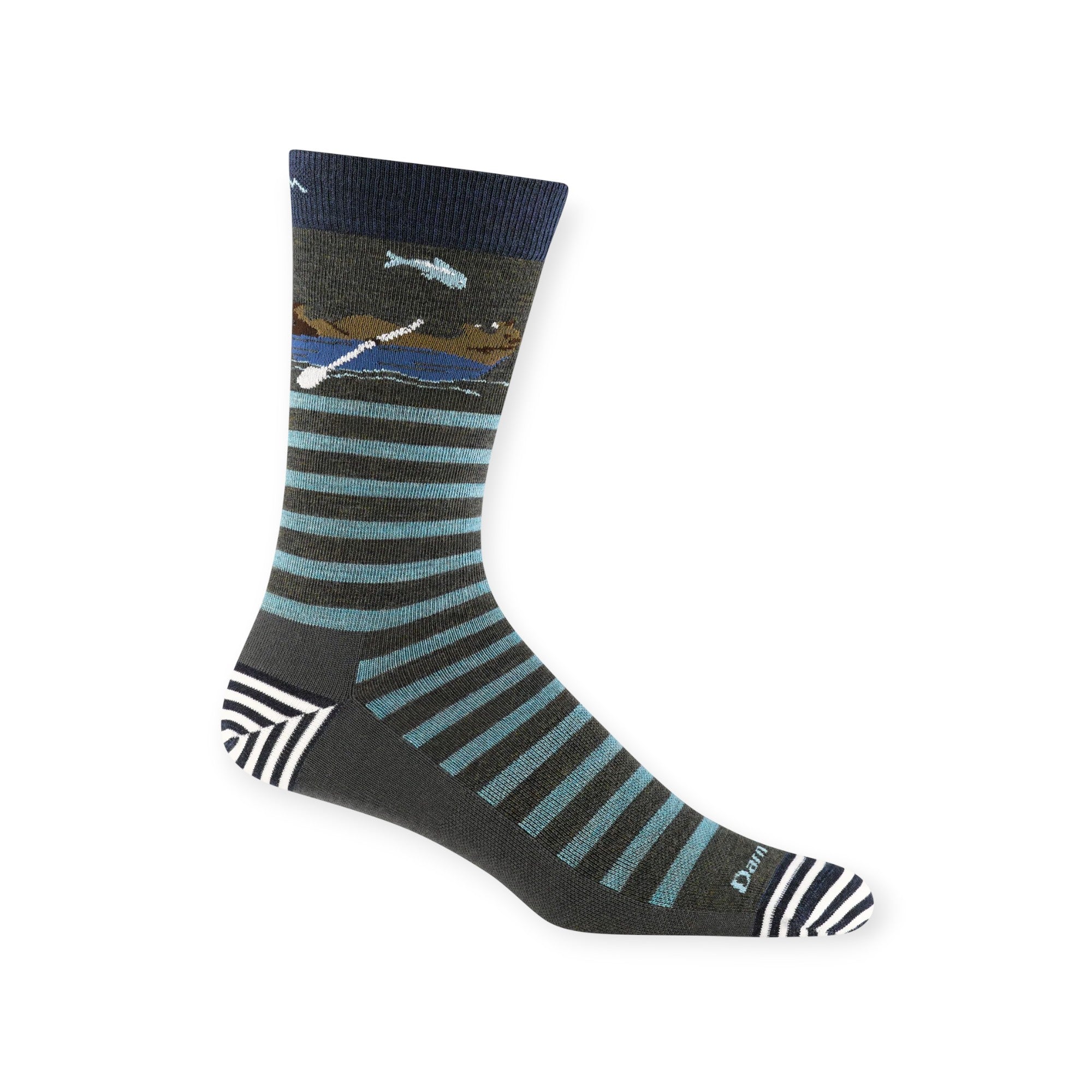 Darn Tough Animal Haus Crew Lightweight Socks - FERAL