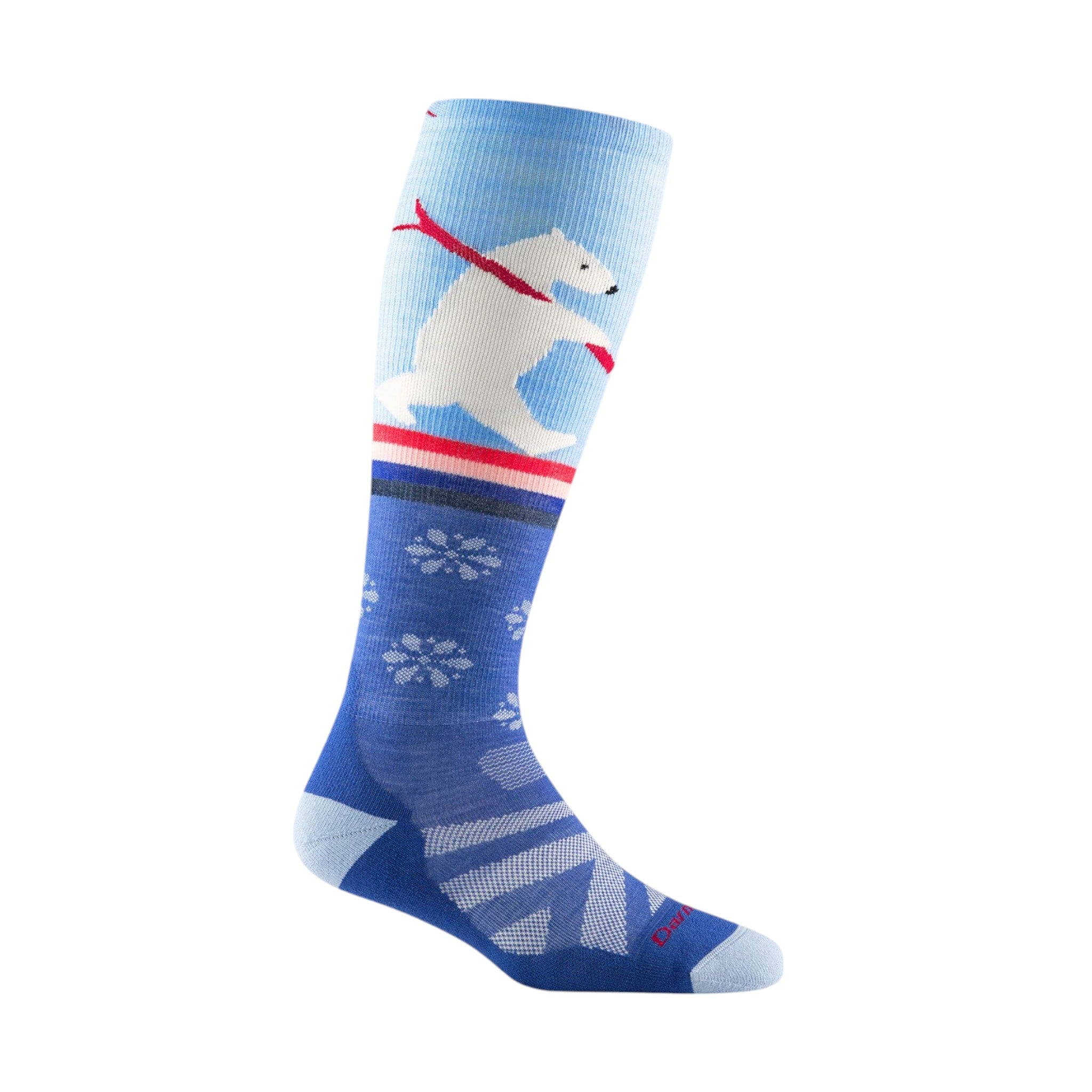 Darn Tough Women's Due North Over-the-Calf Midweight Ski Socks - FERAL