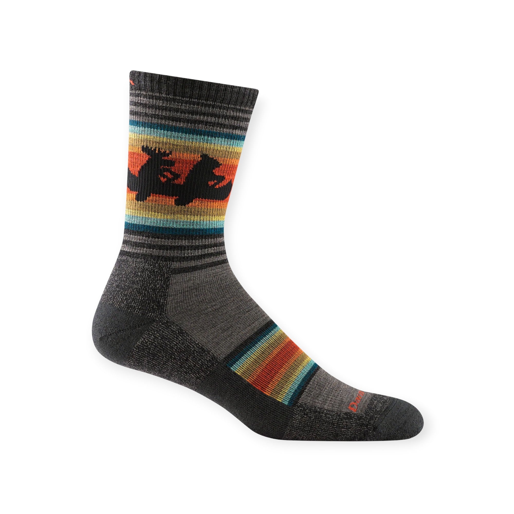 Darn Tough Willoughby Micro Crew Lightweight with Cushions Socks - FERAL