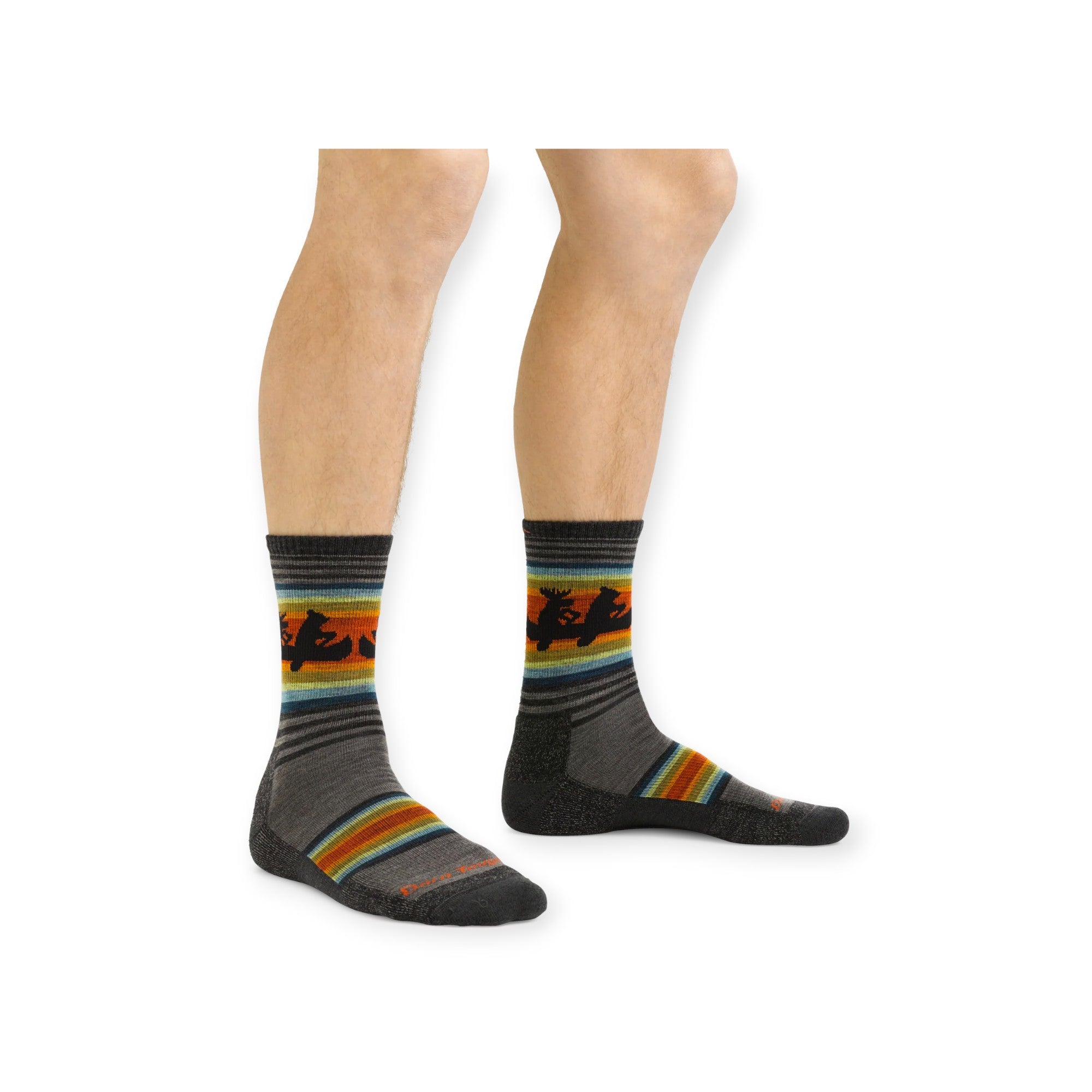 Darn Tough Willoughby Micro Crew Lightweight with Cushions Socks - FERAL