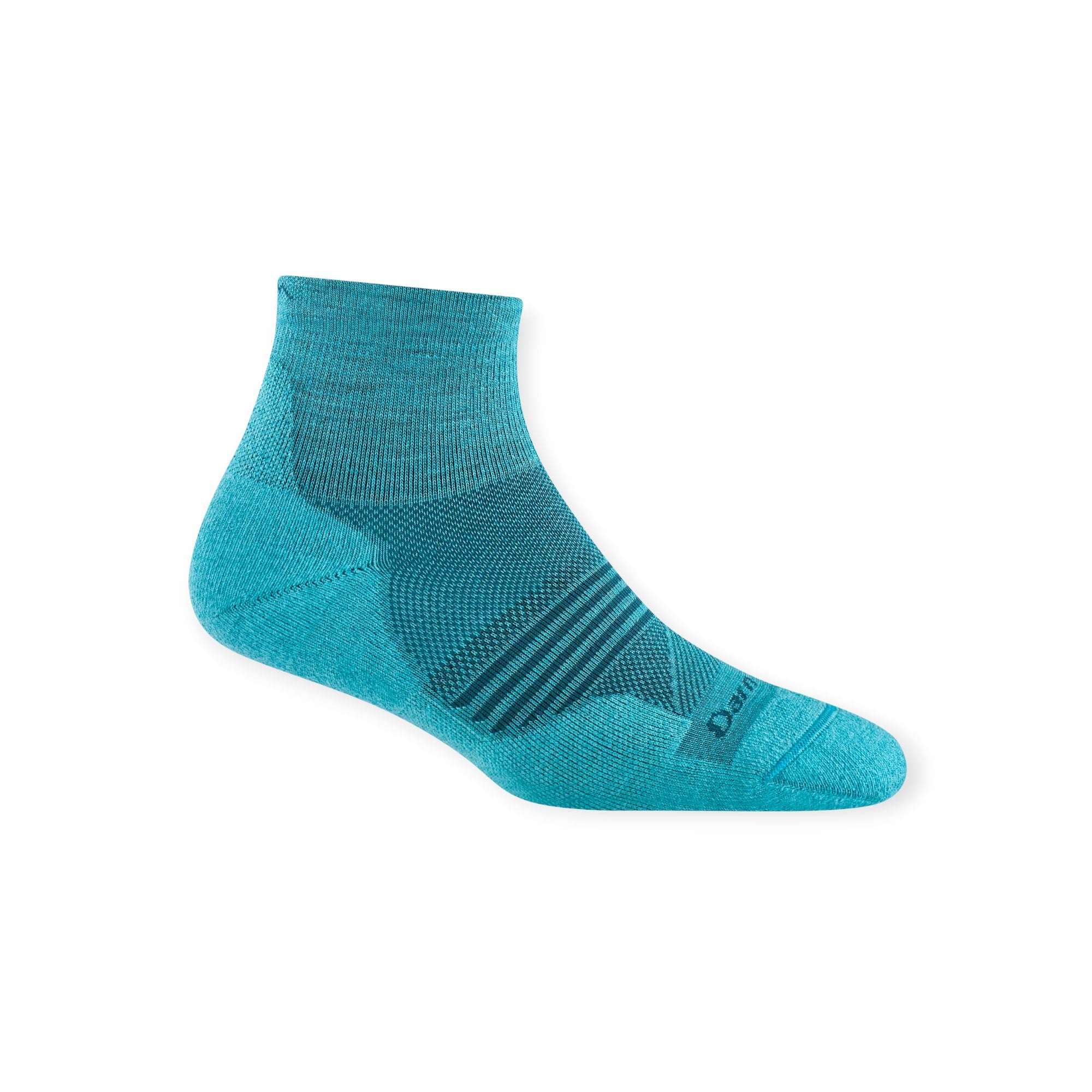 Darn Tough Women's Element Quarter Lightweight w' Cushion Running Socks - FERAL