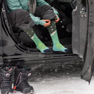 Darn Tough Women's Aurora Over-the-Calf Lightweight Ski Socks - FERAL