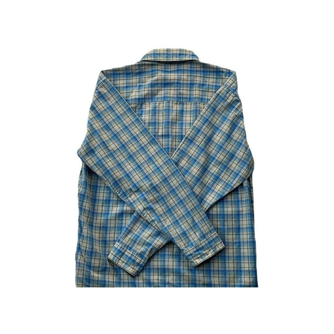 Patagonia Men's Long-Sleeved Island Hopper II Shirt Blue Medium USED - FERAL