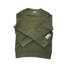 REI Men's Wallace Lake Waffle Sweater Army Cot Green Medium USED - FERAL