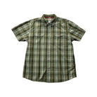 The North Face Men's Pearl Snap Hiking Shirt Green XXL USED - FERAL