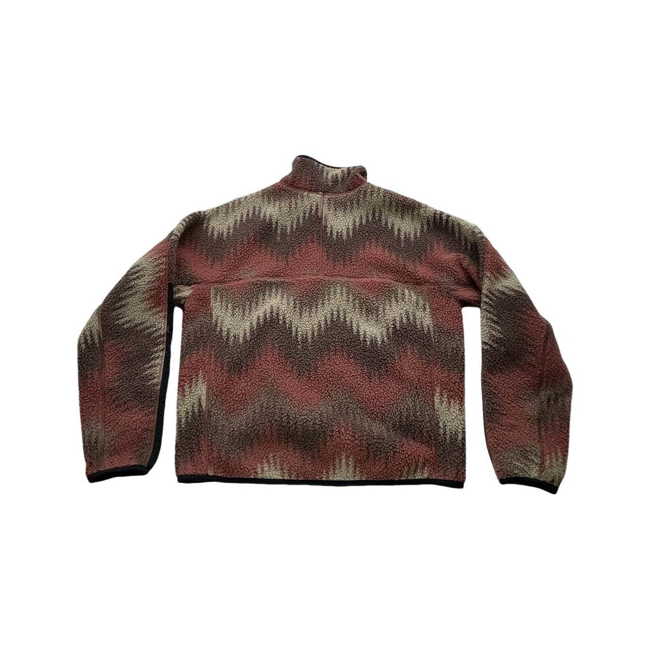 Mountain Hardwear Women's HiCamp Pullover Clay Earth Zig Zag Print XS USED - FERAL