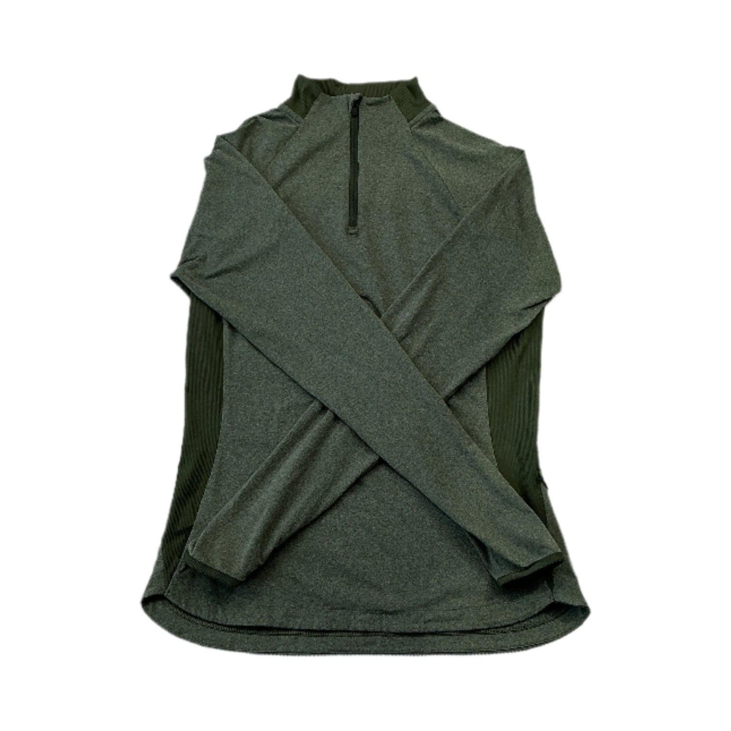 REI Women's Active Pursuits Long-Sleeve Quarter Zip Pullover Green Medium USED - FERAL