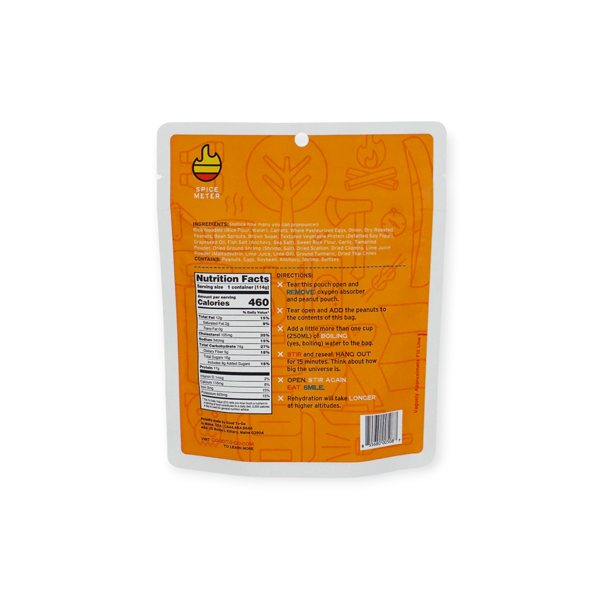 Good To-Go Pad Thai Dehydrated Backpacking Meal - FERAL