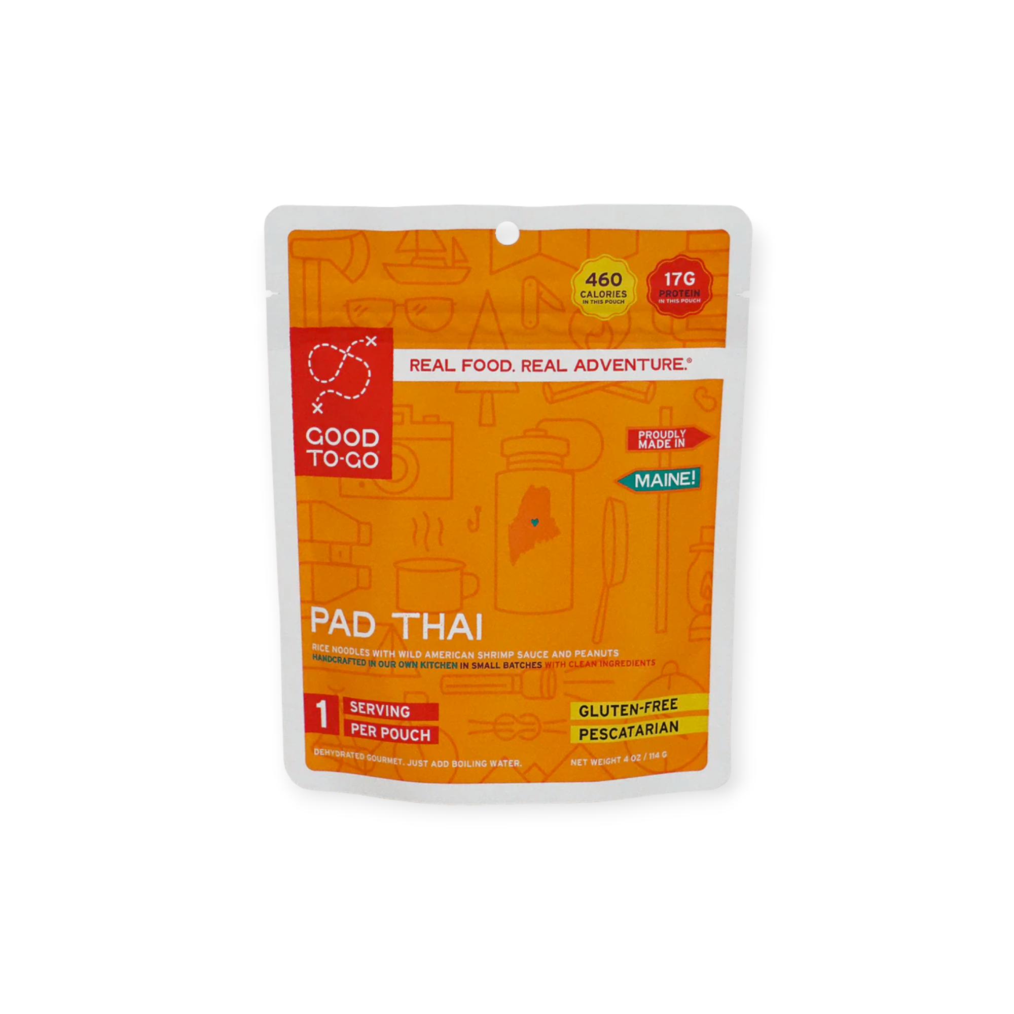 Good To-Go Pad Thai Dehydrated Backpacking Meal - FERAL