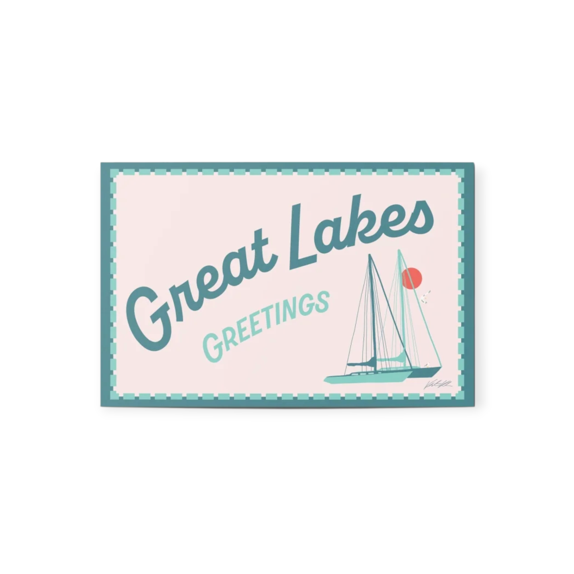 Byway Press Great Lakes Greetings Travel Postcard - FERAL