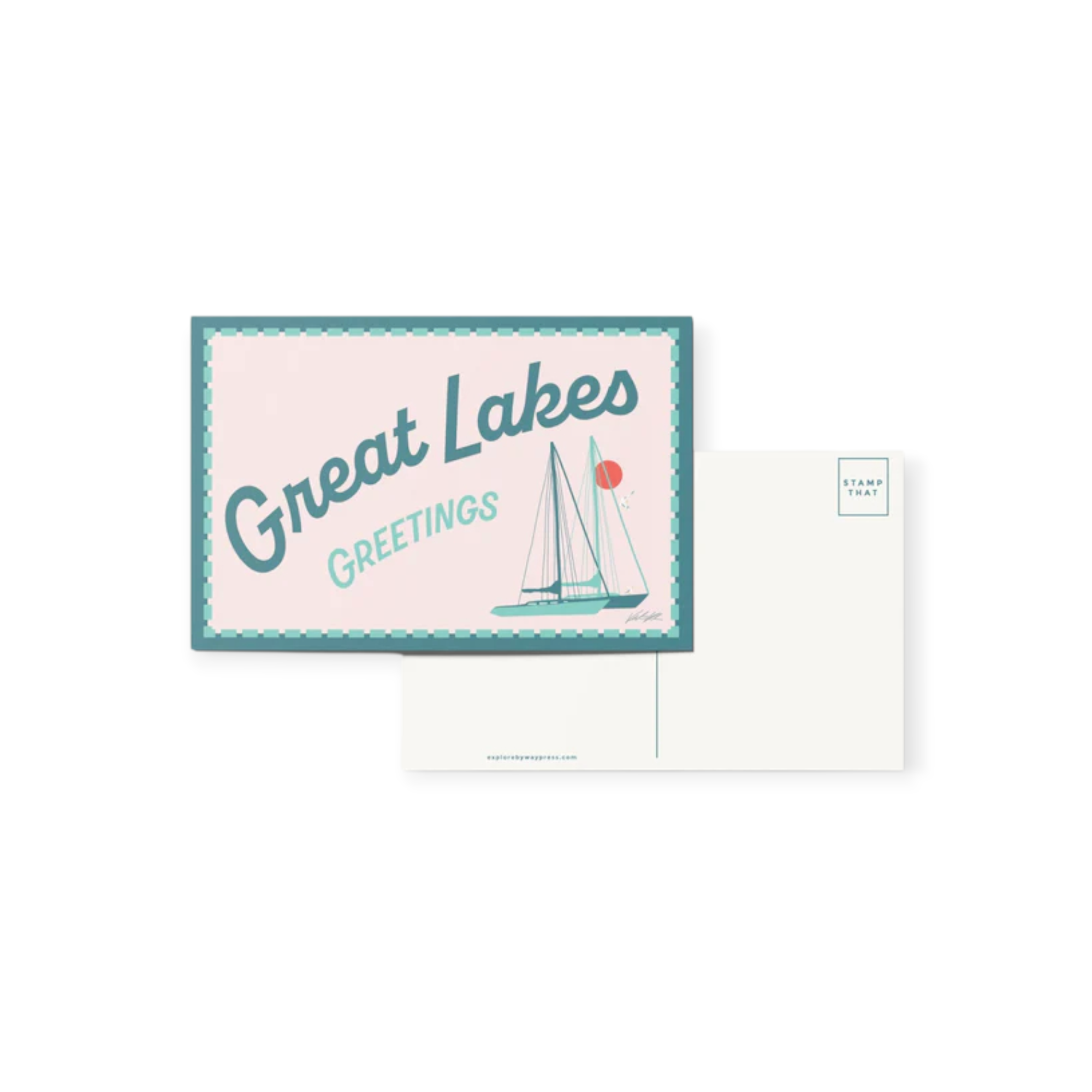 Byway Press Great Lakes Greetings Travel Postcard - FERAL