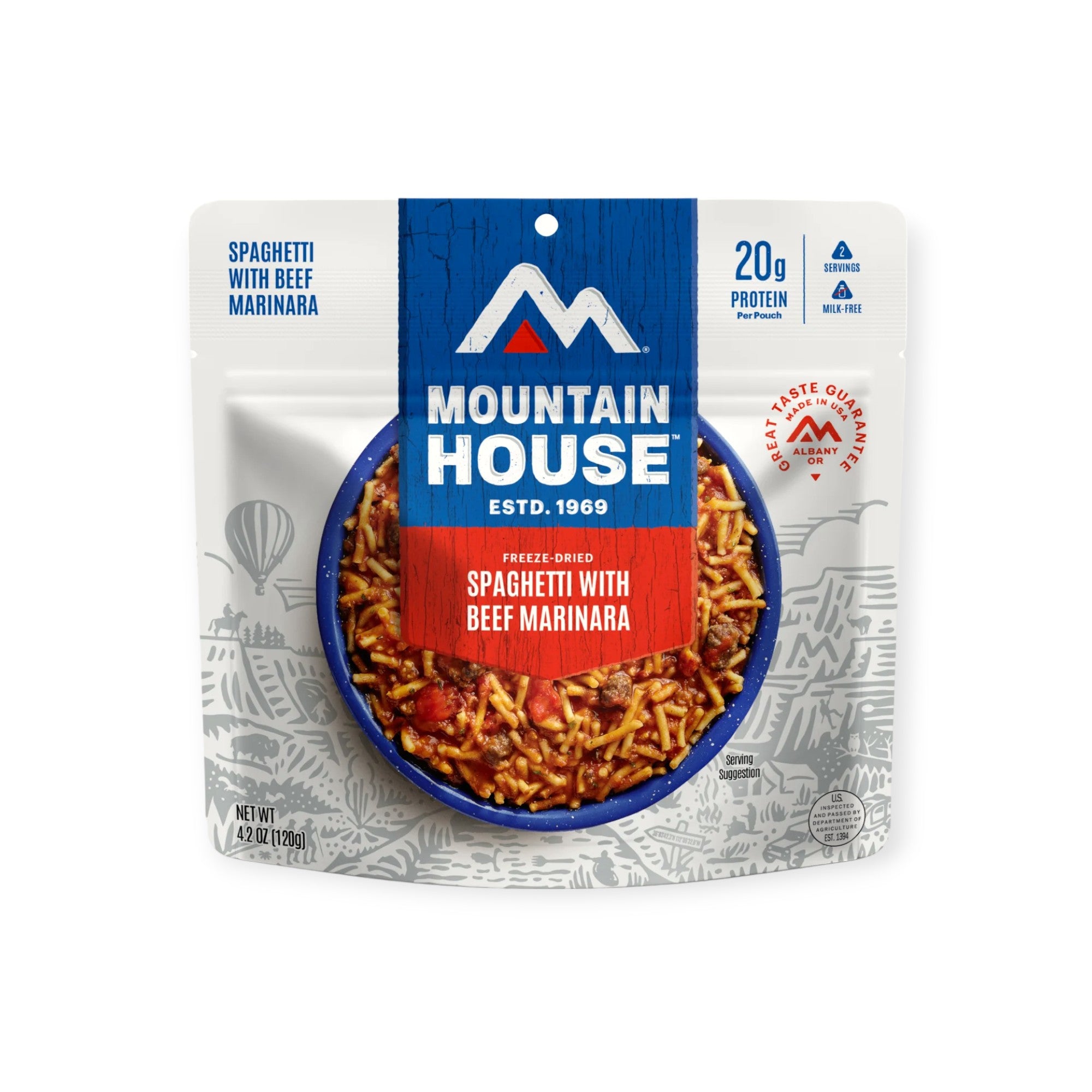 Mountain House Spaghetti w' Beef Marinara Freeze-Dried Meal - FERAL