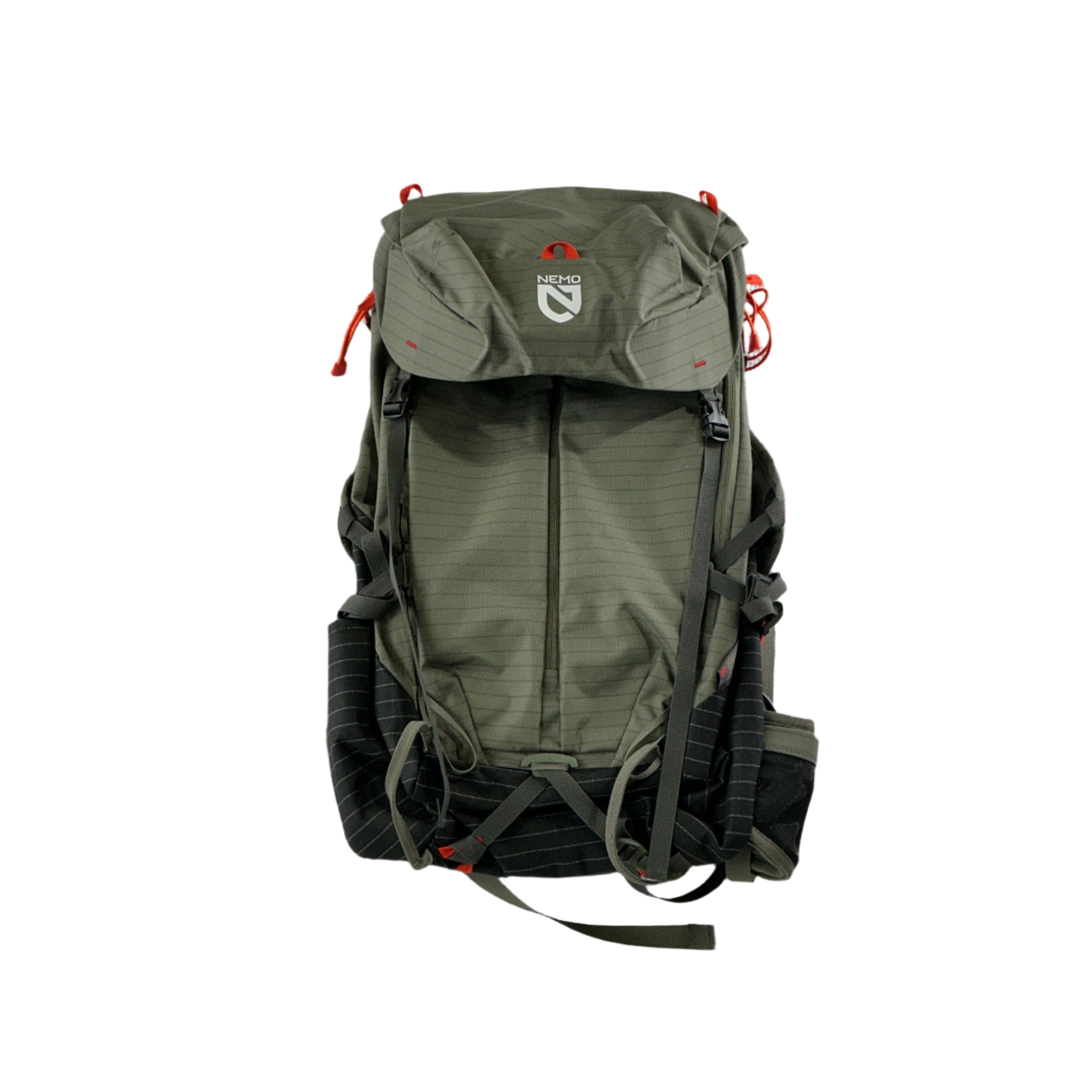 Nemo Men's Persist 45L Endless Promise® All-Adventure Backpack Smokey Olive USED