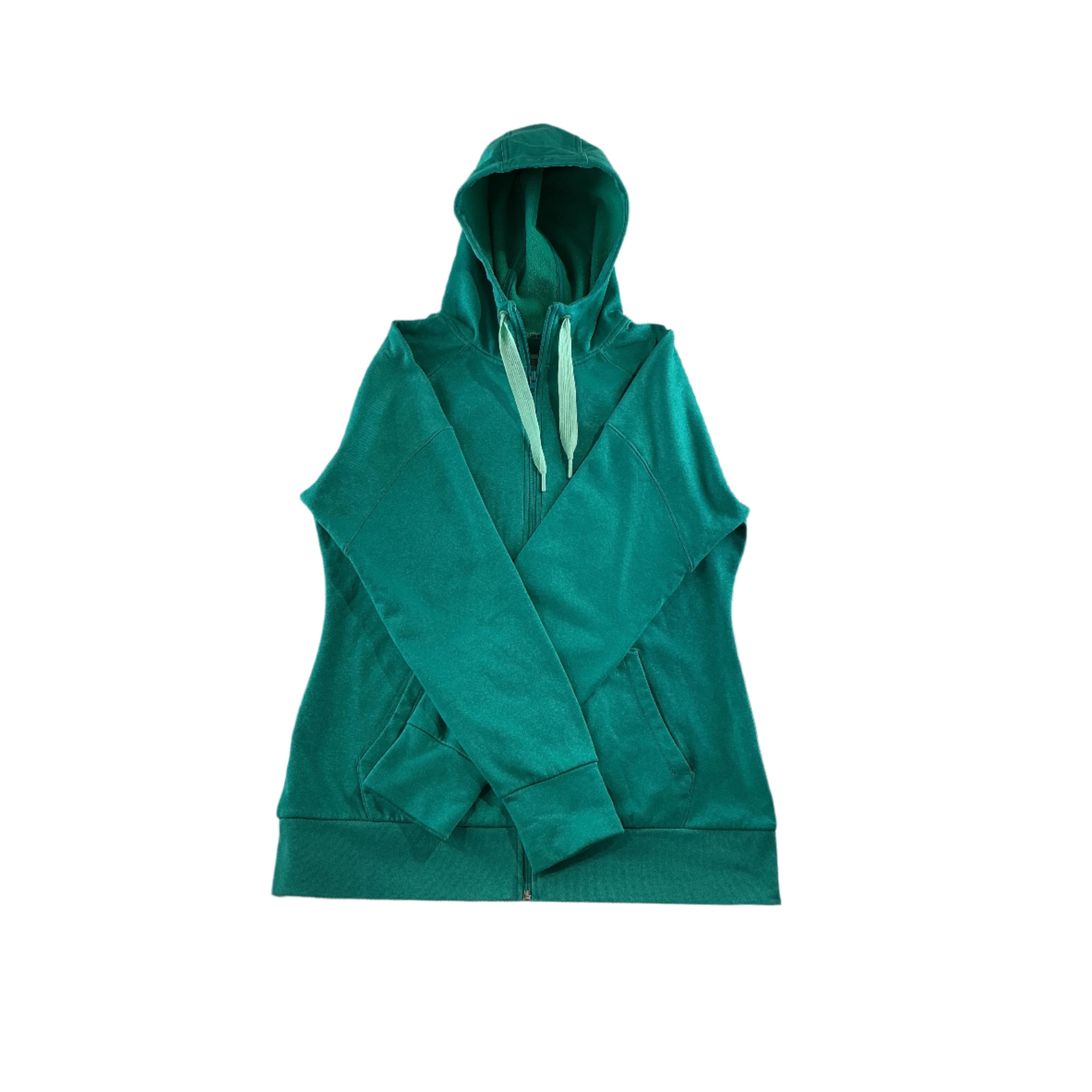 North Face Women's Tech Face Hoody Teal Large USED
