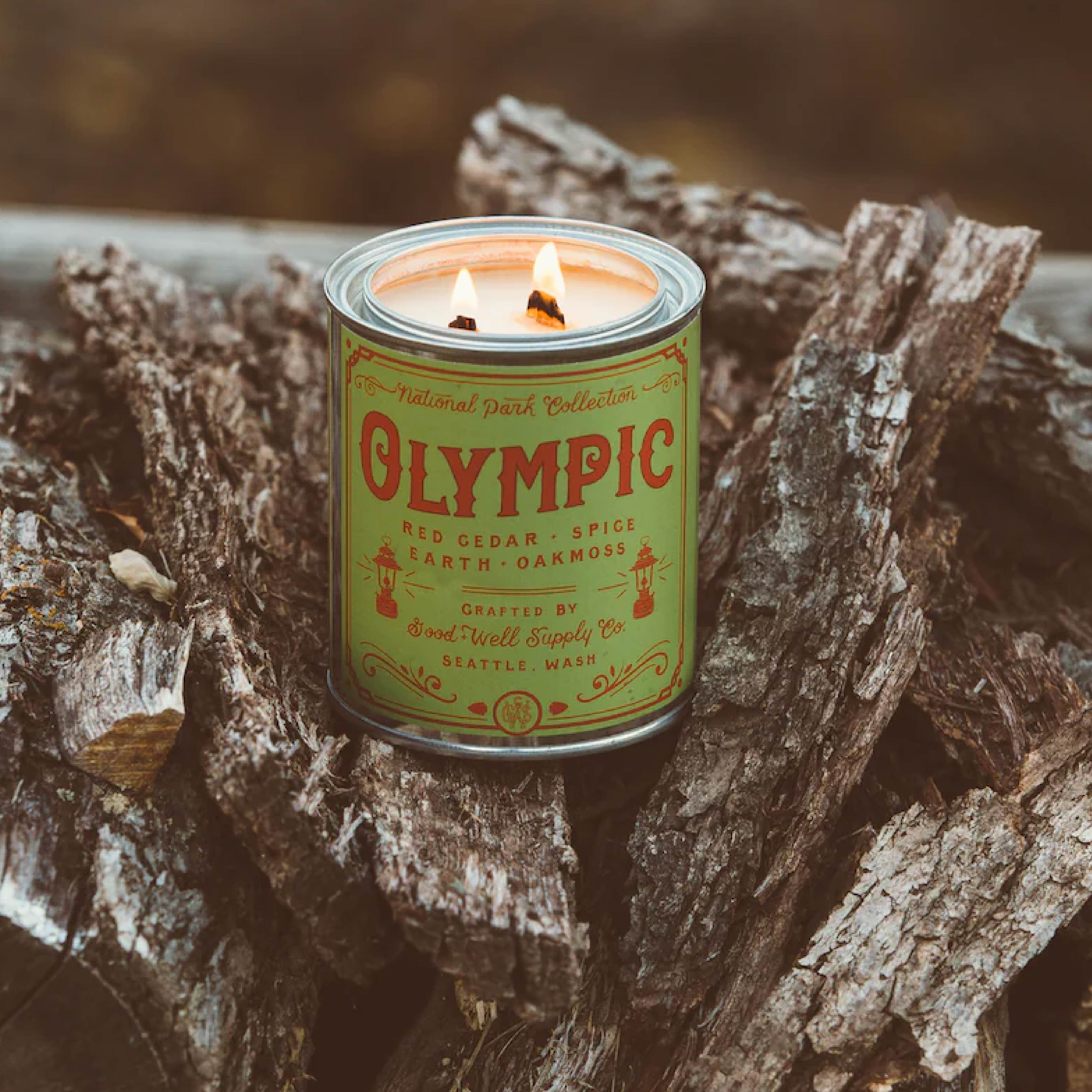 Good & Well Supply Co. Olympic National Park Candle - 1/2 Pint - FERAL