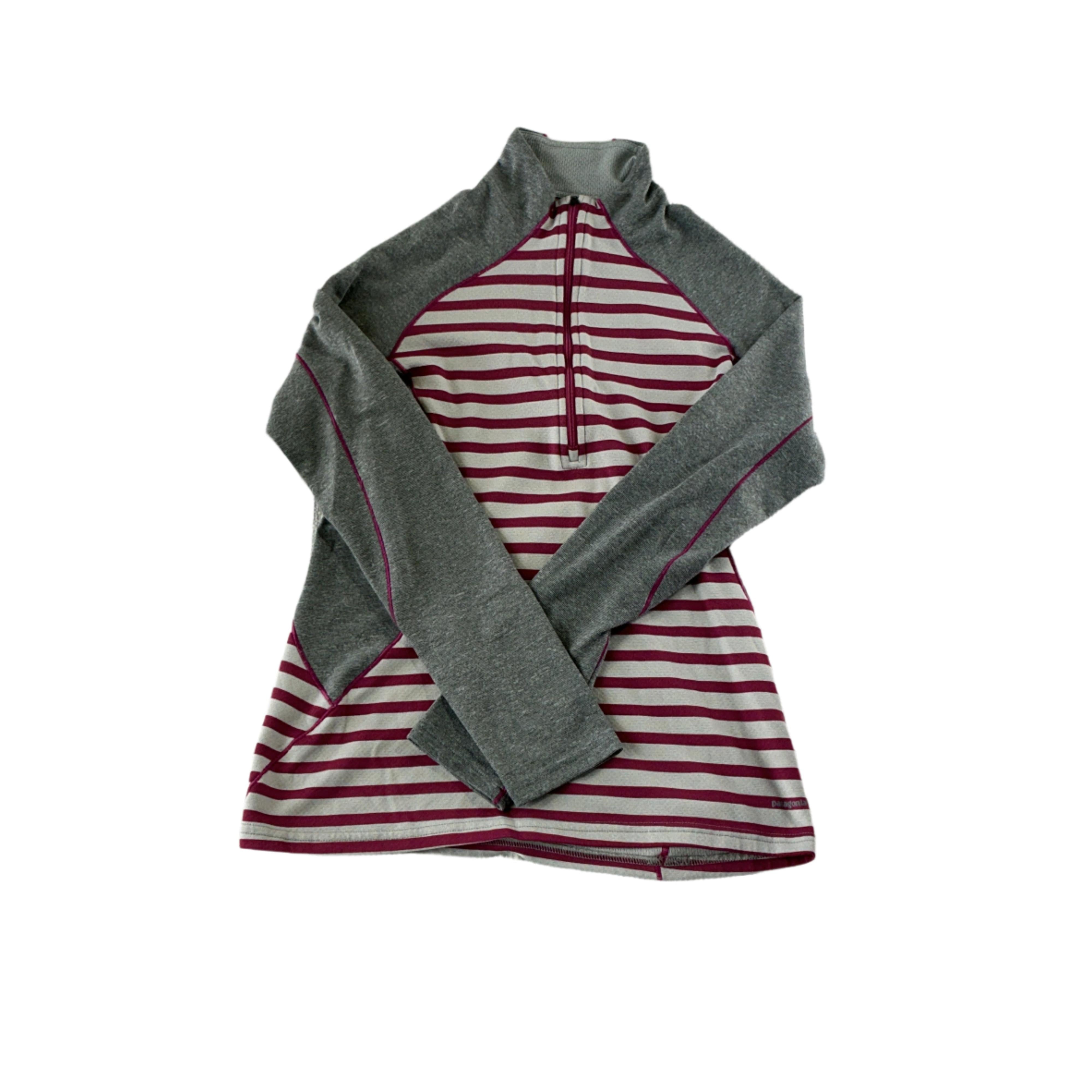 Patagonia Women's Capilene 3 Midweight Baselayer Top XS Grey/Pink USED