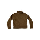 Patagonia Women's Quilt Snap-T Pullover Brown/Navy Small USED