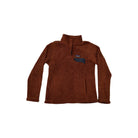 Patagonia Women's Re-Tool Snap-T Fleece Pullover Brown/Navy Small USED