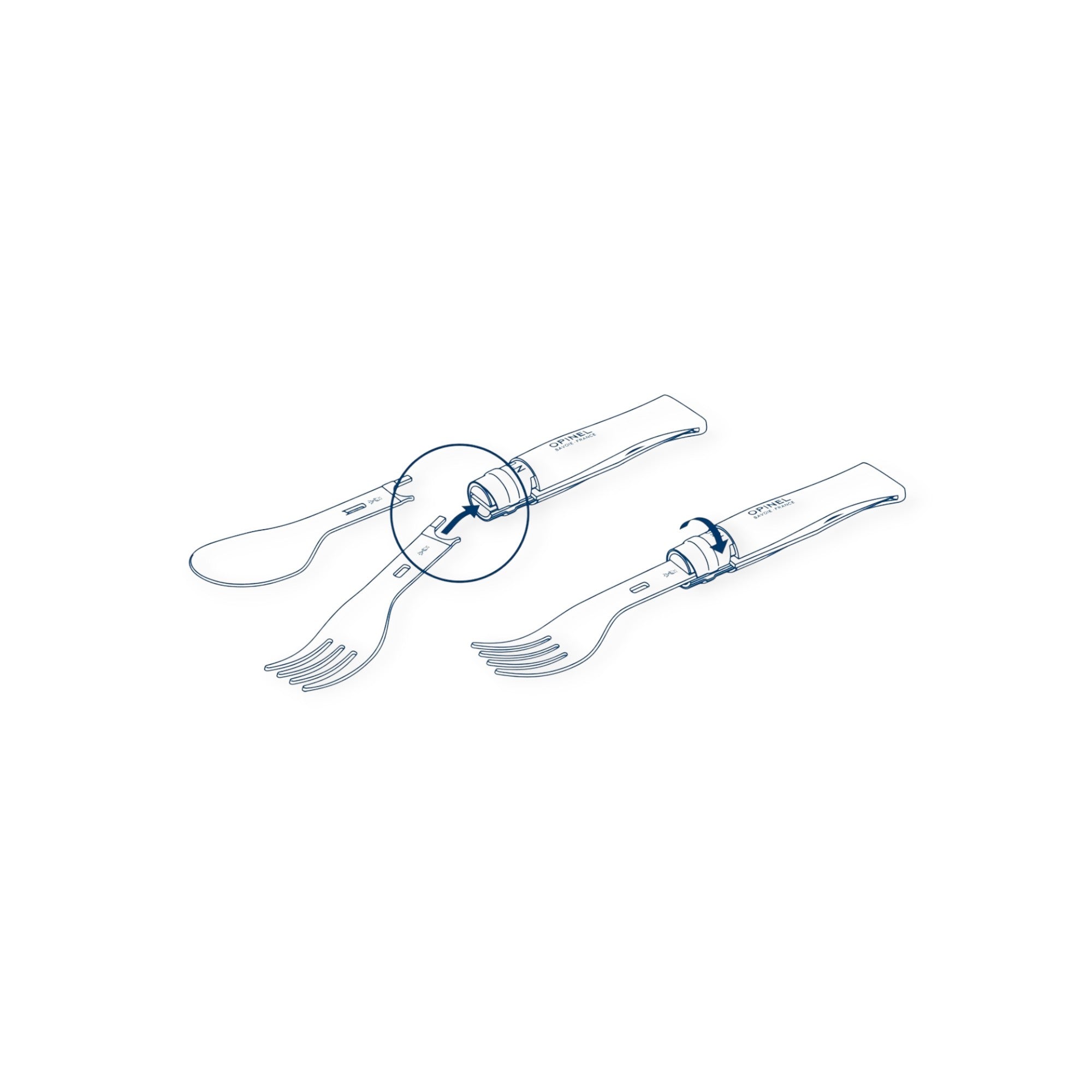 Opinel Picnic + Cutlery Set - FERAL