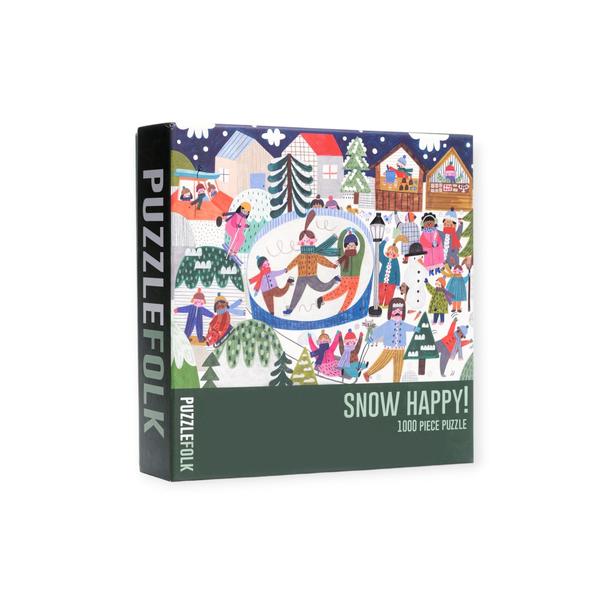 Puzzlefolk Snow Happy 1000 Piece Puzzle - FERAL