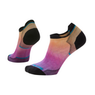 Smartwool Women's Run Zero Cushion Ombre Print Low Ankle Socks - FERAL