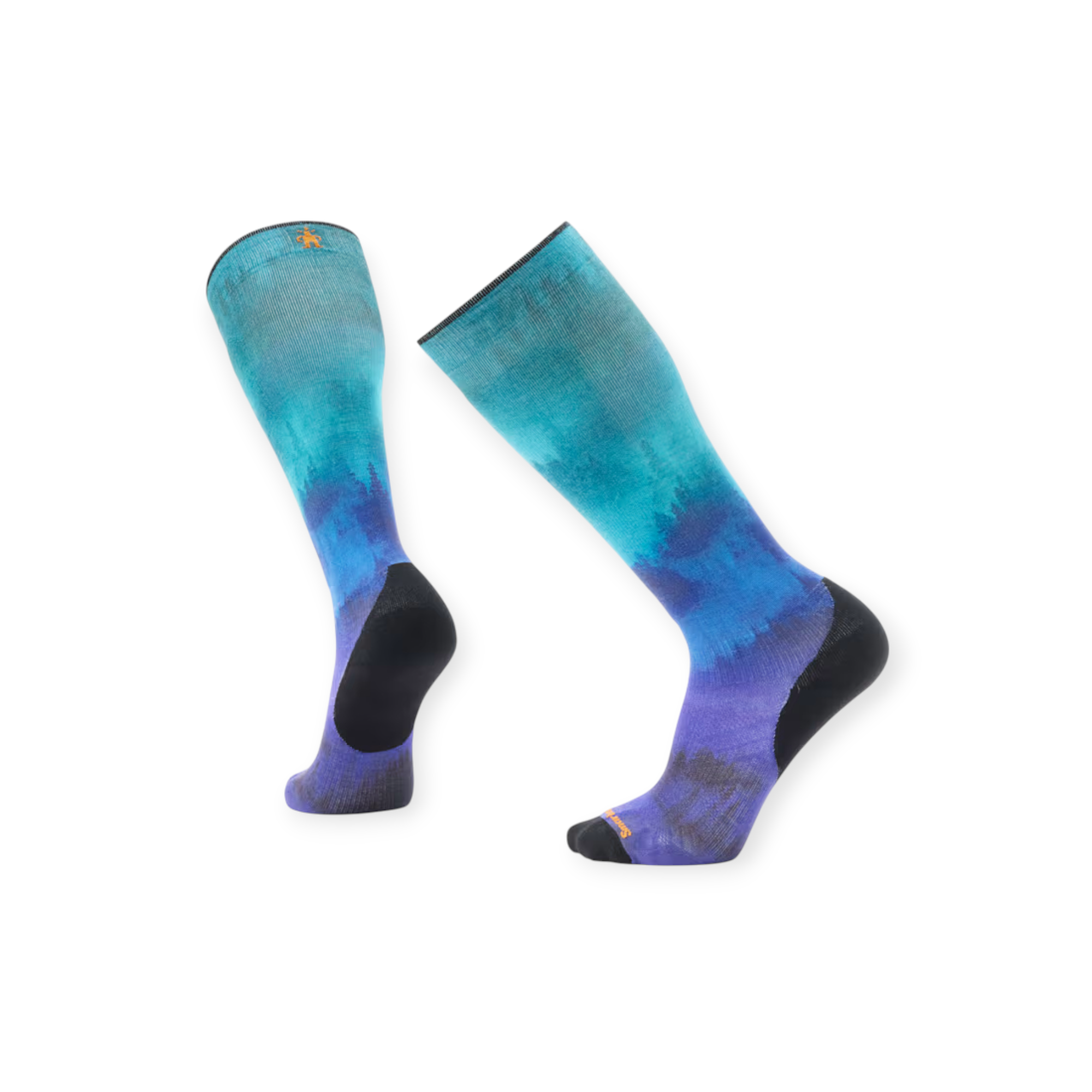 Smartwool Ski Targeted Cushion Compression Print Over The Calf Socks - FERAL
