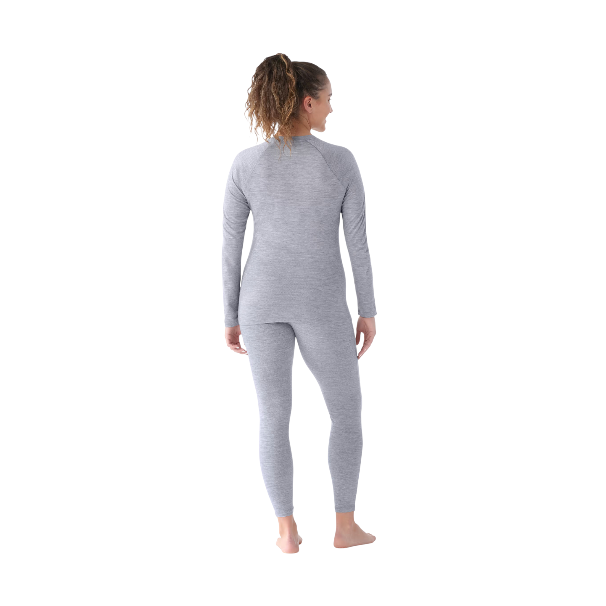 Smartwool Women's Classic All-Season Merino Base Layer Crew Long Sleeve - FERAL