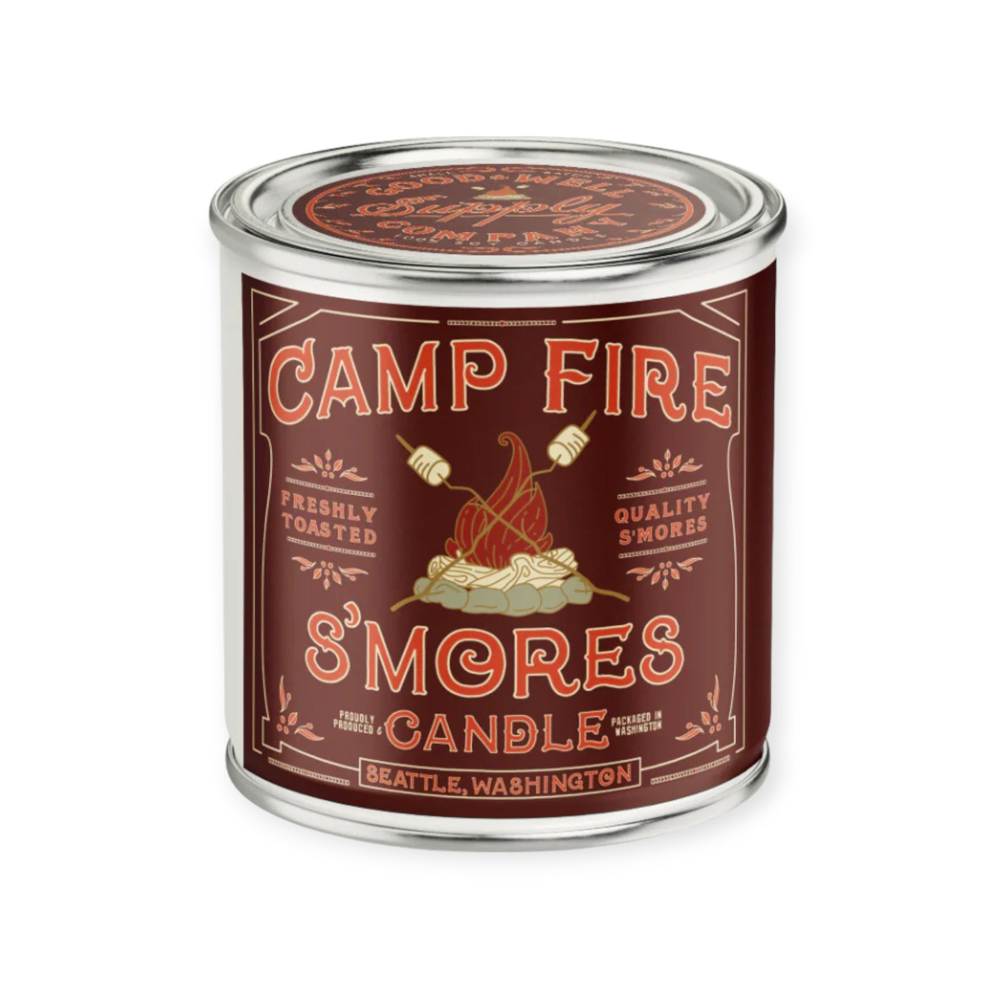 Good & Well Supply Co. Campfire S'mores Candle - 1/2 Pint - FERAL