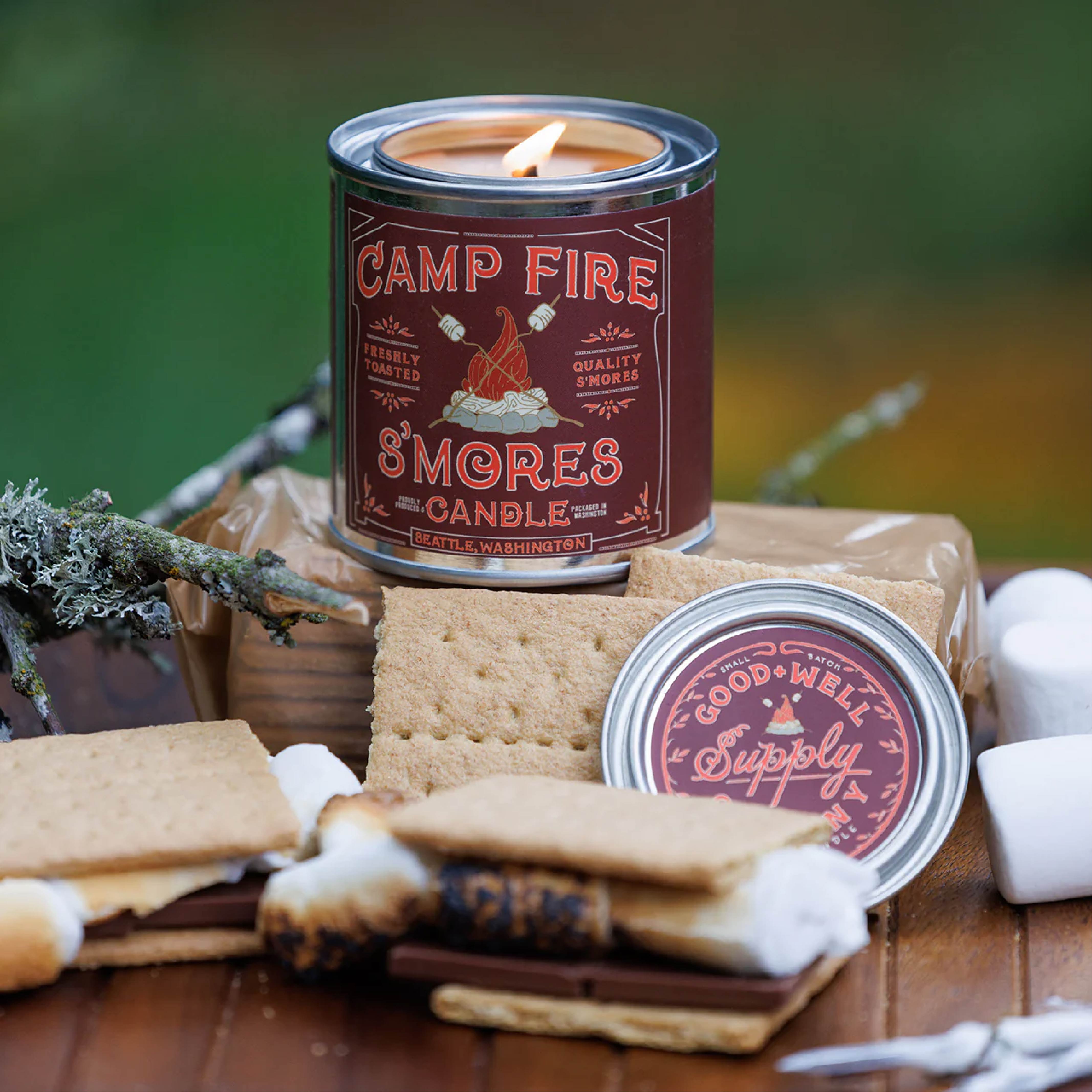 Good & Well Supply Co. Campfire S'mores Candle - 1/2 Pint - FERAL