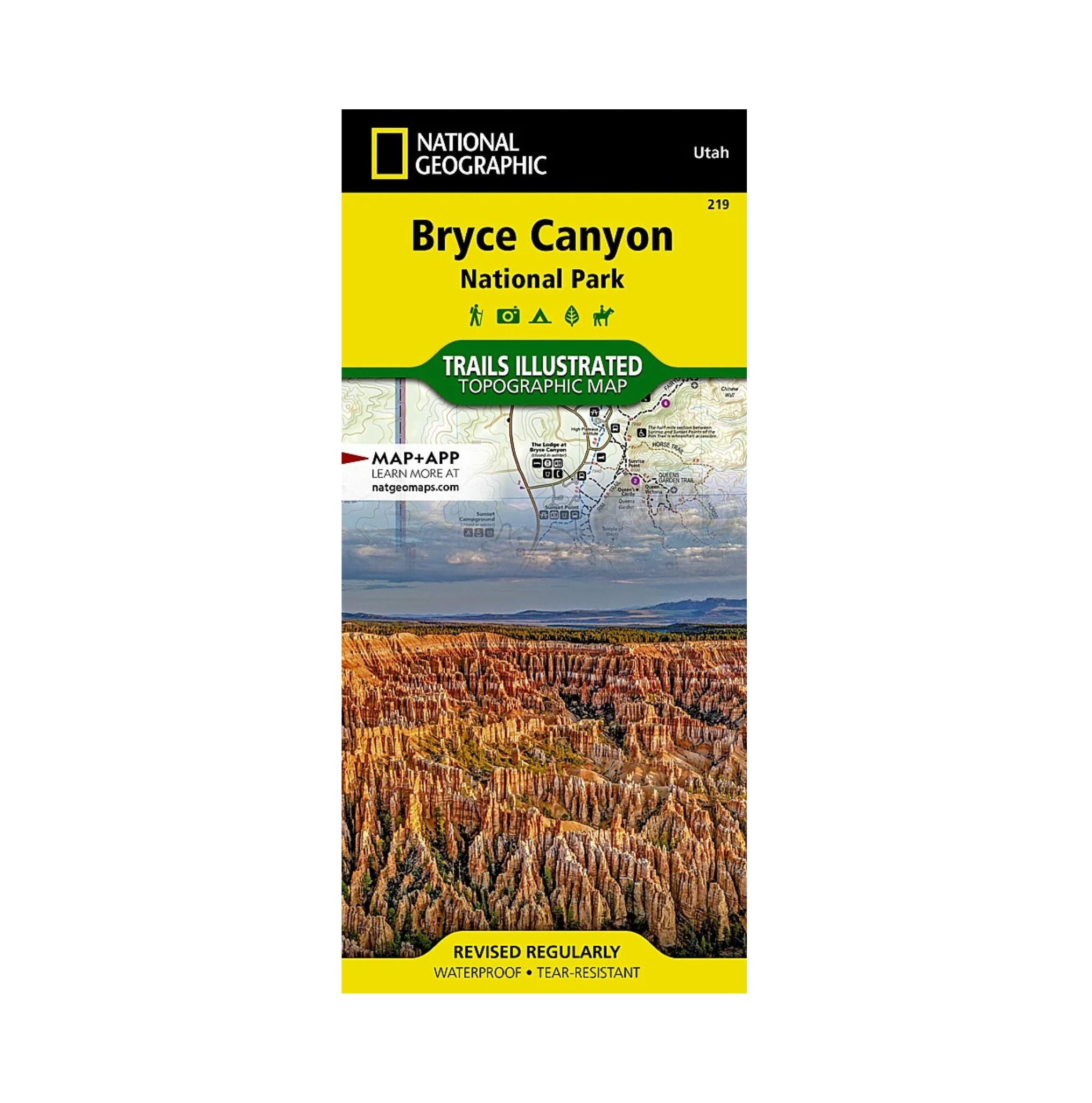 National Geographic 219: Bryce Canyon National Park Map - FERAL