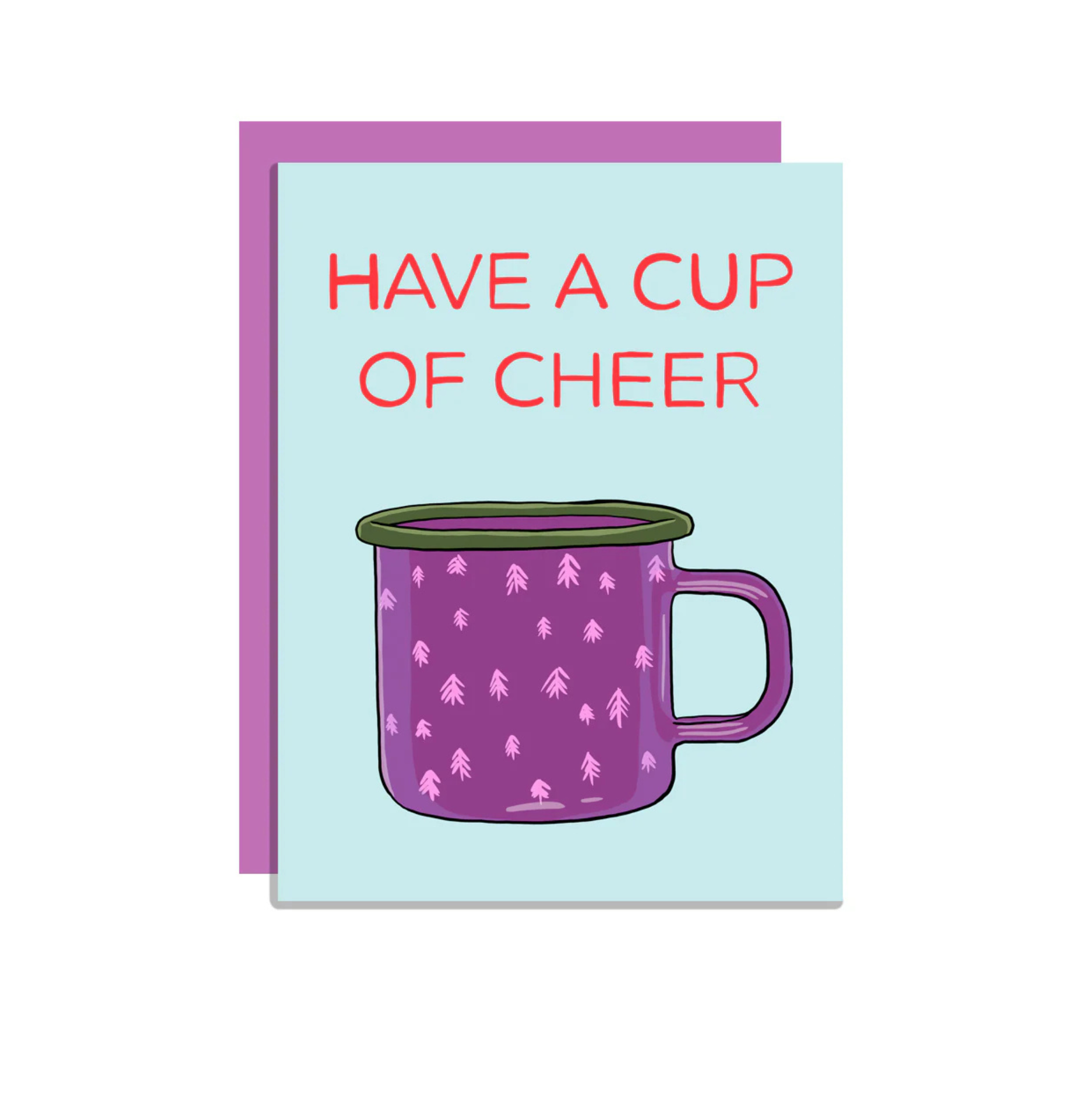 Wild Lettie Cup of Cheer Greeting Card - FERAL
