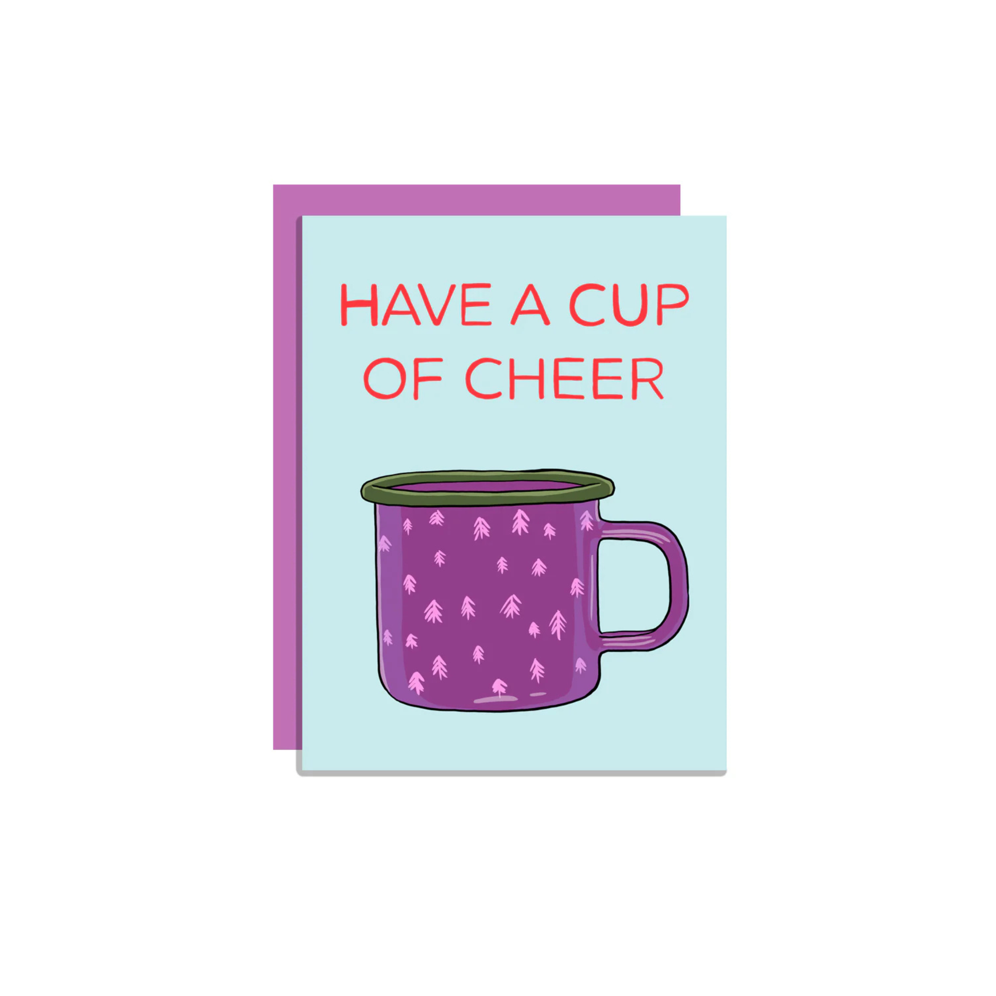 Wild Lettie Cup of Cheer Greeting Card - FERAL
