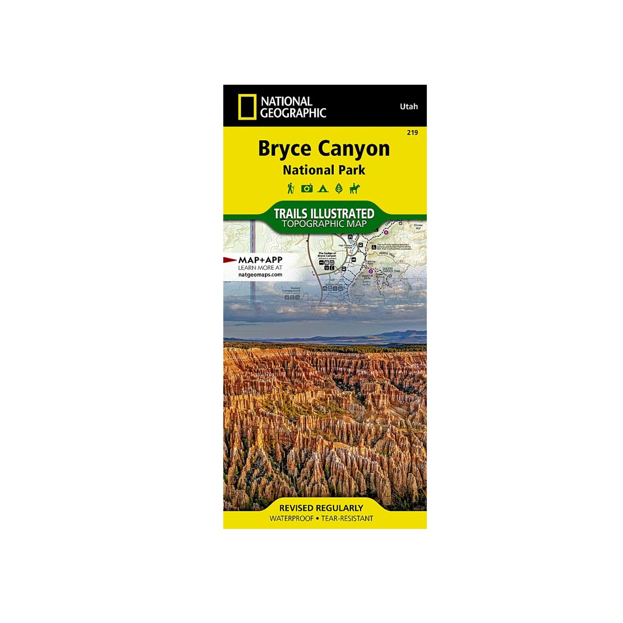 National Geographic 219: Bryce Canyon National Park Map - FERAL