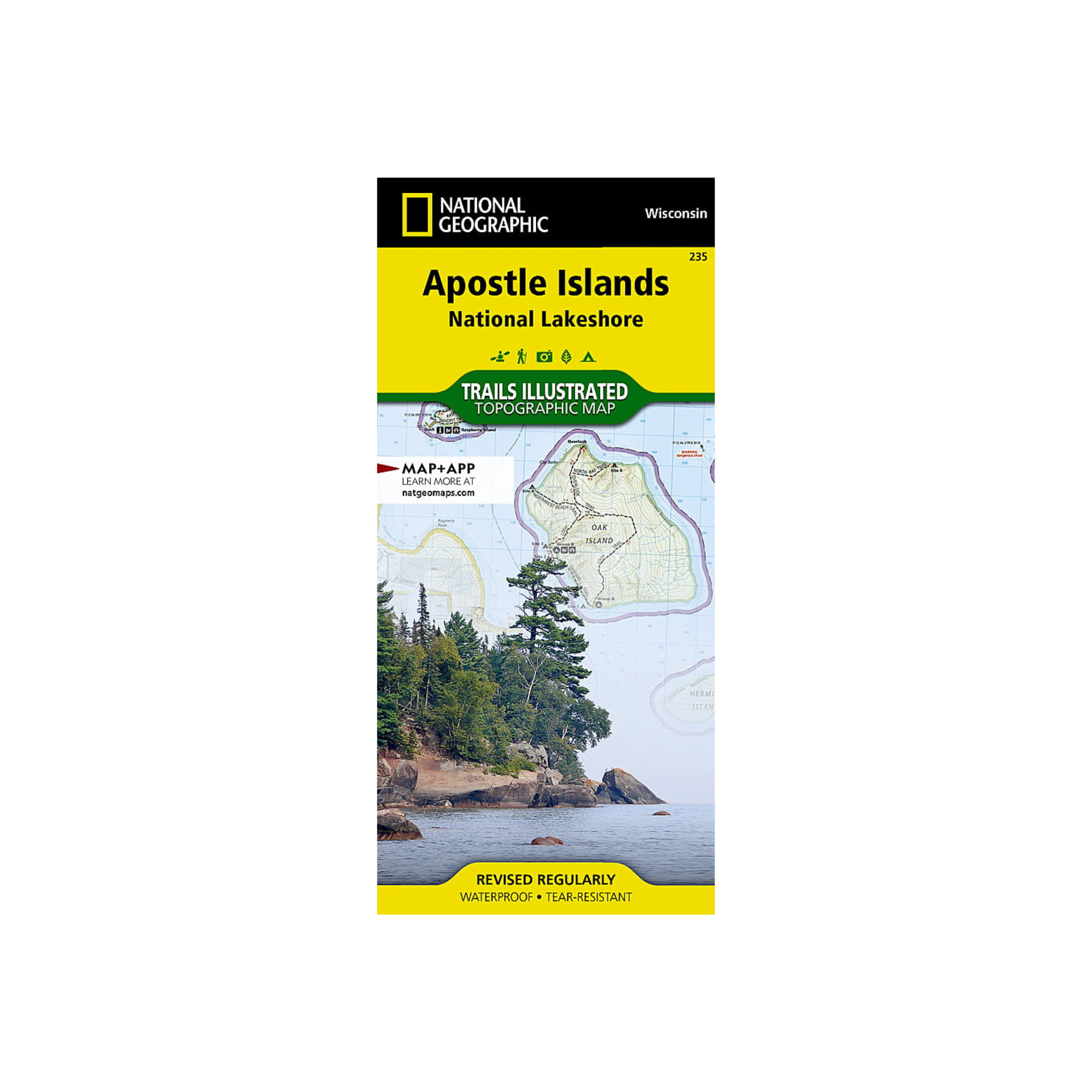 National Geographic 235: Apostle Islands Map - FERAL