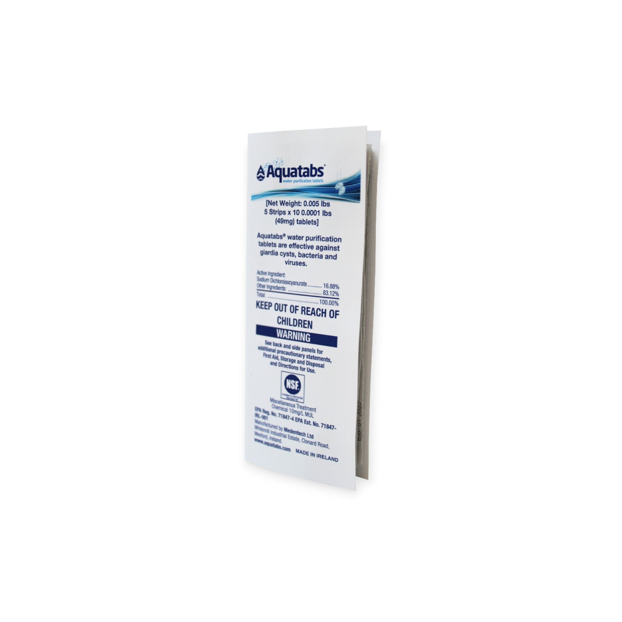 Aquatabs Water Purification Tablets 30 Pack - FERAL