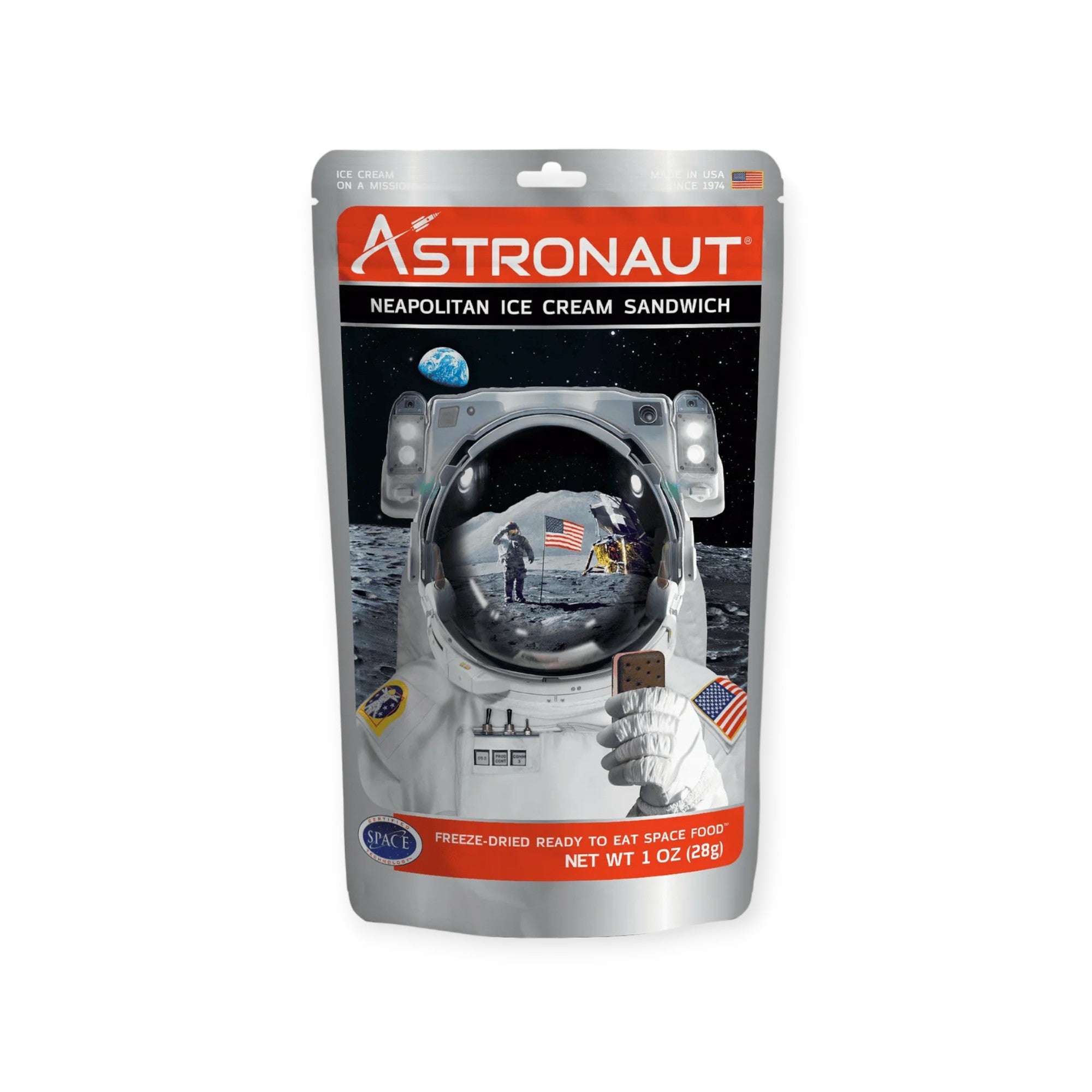 Backpacker's Pantry Neapolitan Ice Cream Sandwich Freeze-Dried Dessert - FERAL