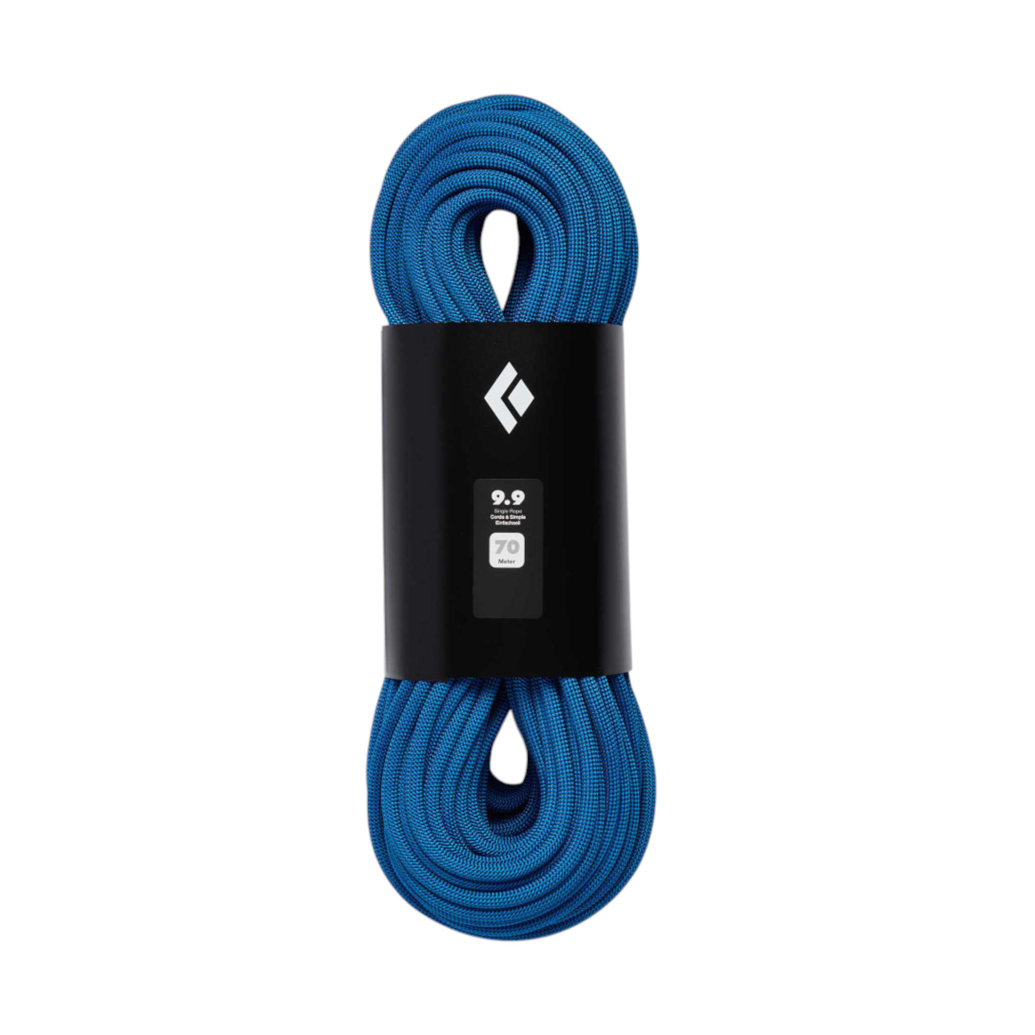 Black Diamond 9.9 x 70m Dual Blue Climbing Rope - FERAL
