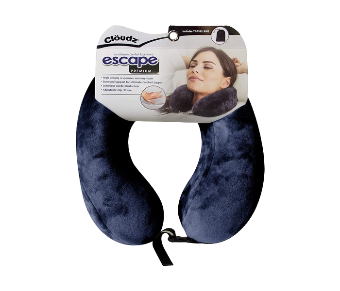 Cloudz Escape Premium Memory Foam Travel Neck Pillow - FERAL
