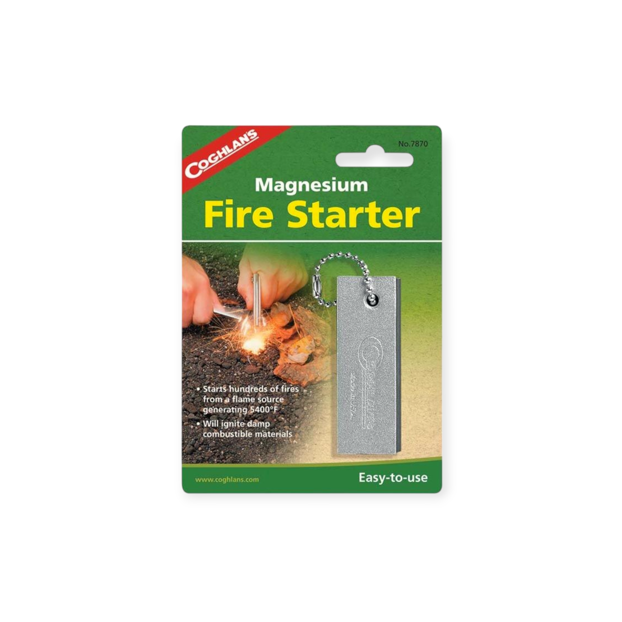 Coghlans Magnesium Fire Starter - FERAL