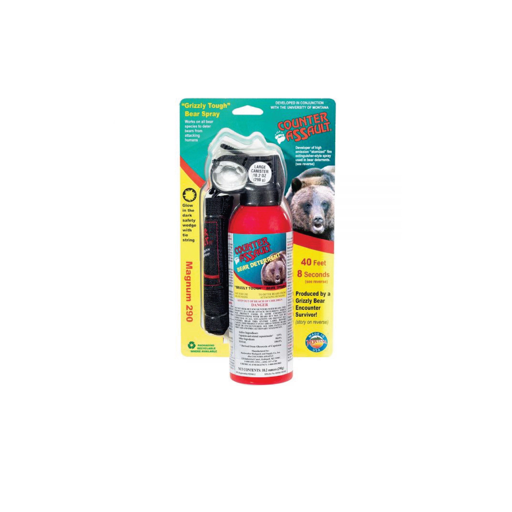 Counter Assault Bear Spray 10.2 oz. with Holster - FERAL