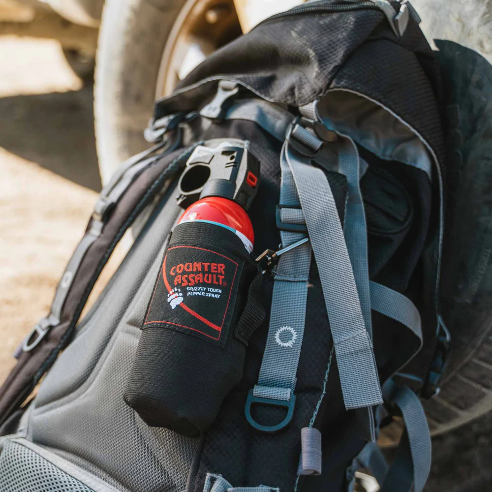 Counter Assault 8.1 oz Bear Spray Two Pack with Holster - FERAL