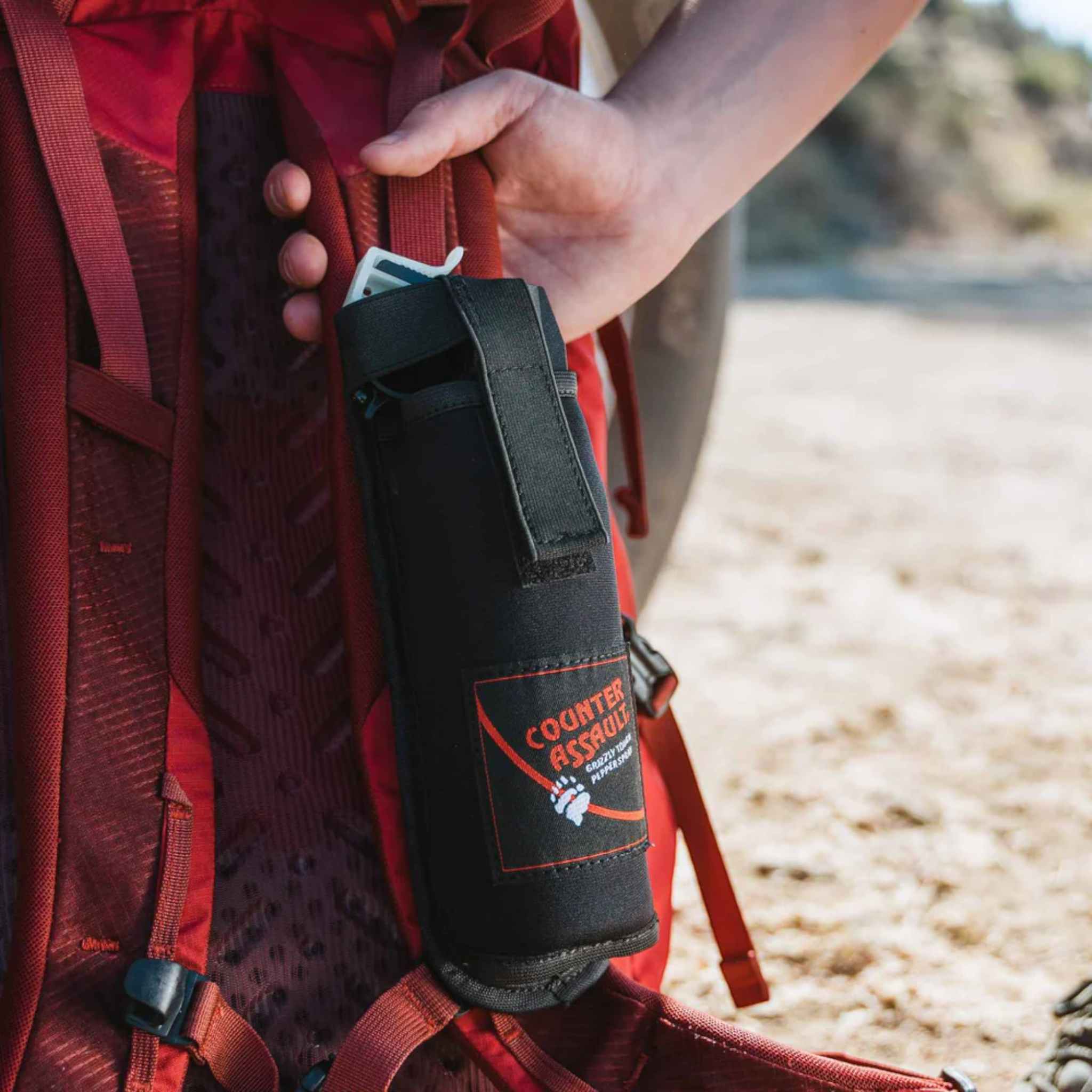 Counter Assault 8.1 oz Bear Spray Two Pack with Holster - FERAL