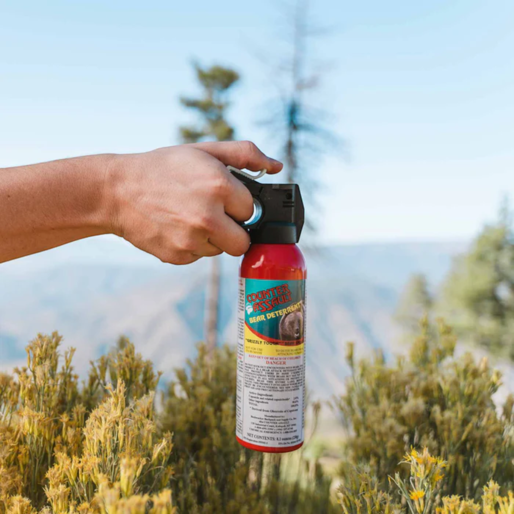 Counter Assault 8.1 oz Bear Spray with Holster - FERAL