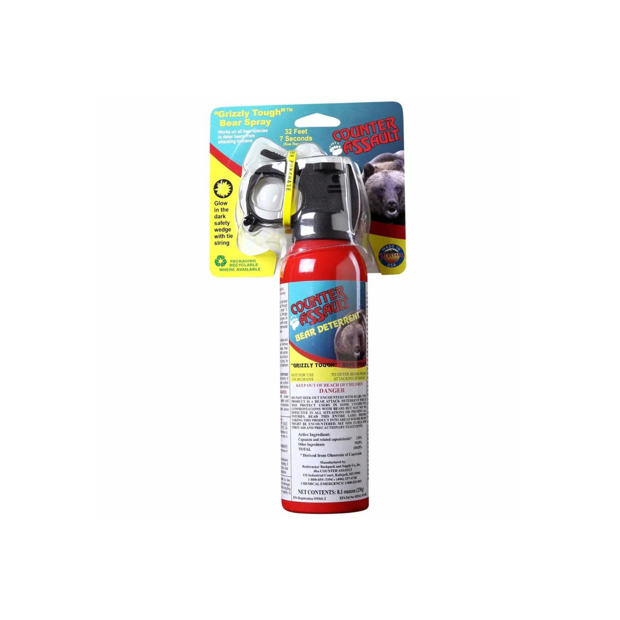 Counter Assault Bear Spray 8.1oz - FERAL