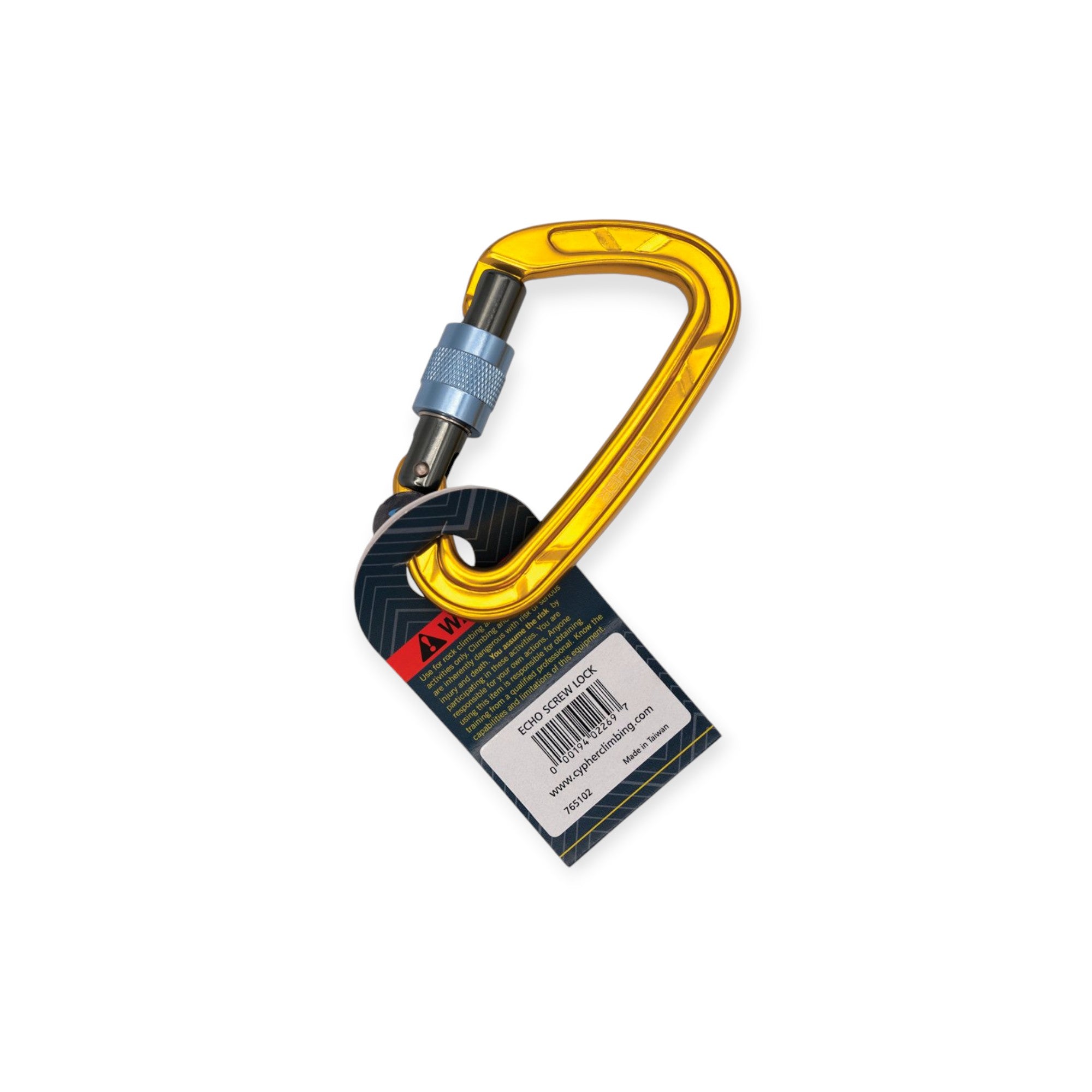 Cypher Echo Screw Gate Carabiner - FERAL